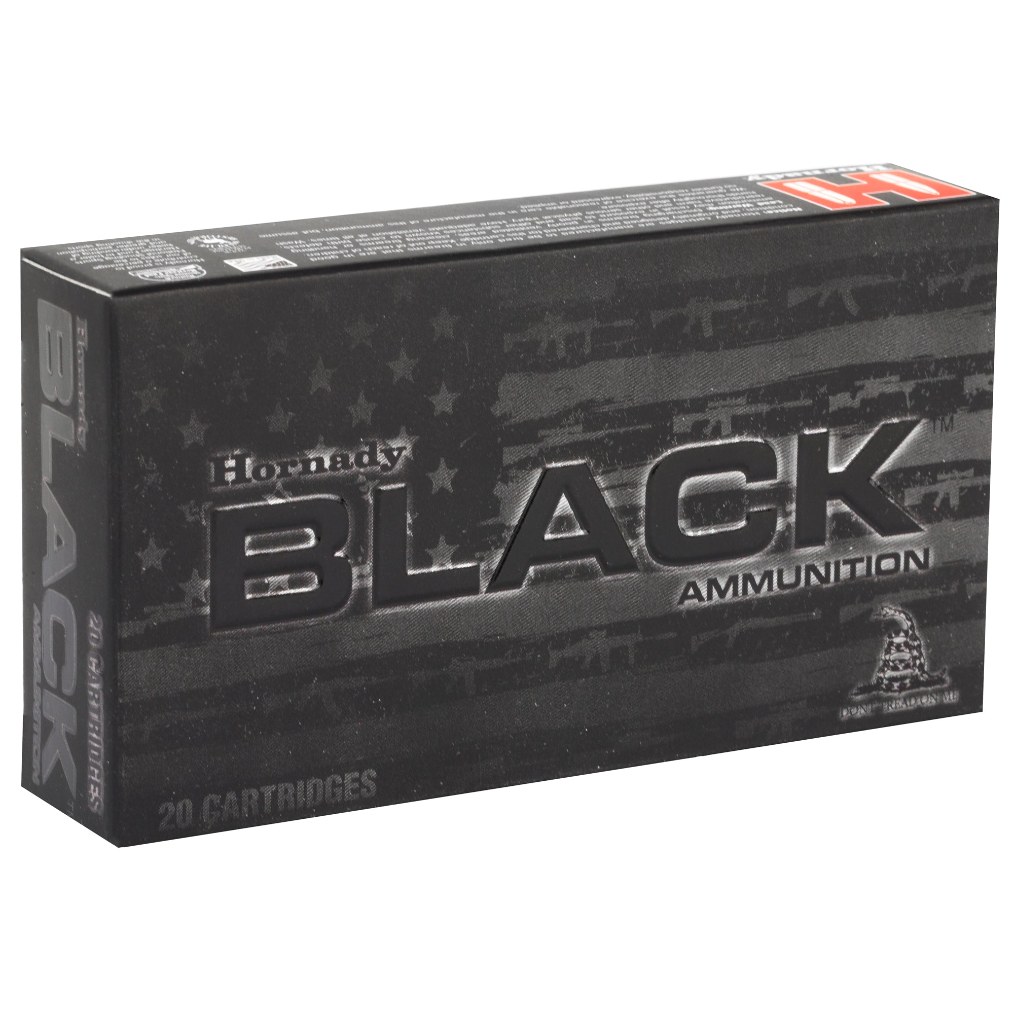 Hornady Black 5.56 NATO 75-Grain InterLock HD SBR Ammunition - Model 81296