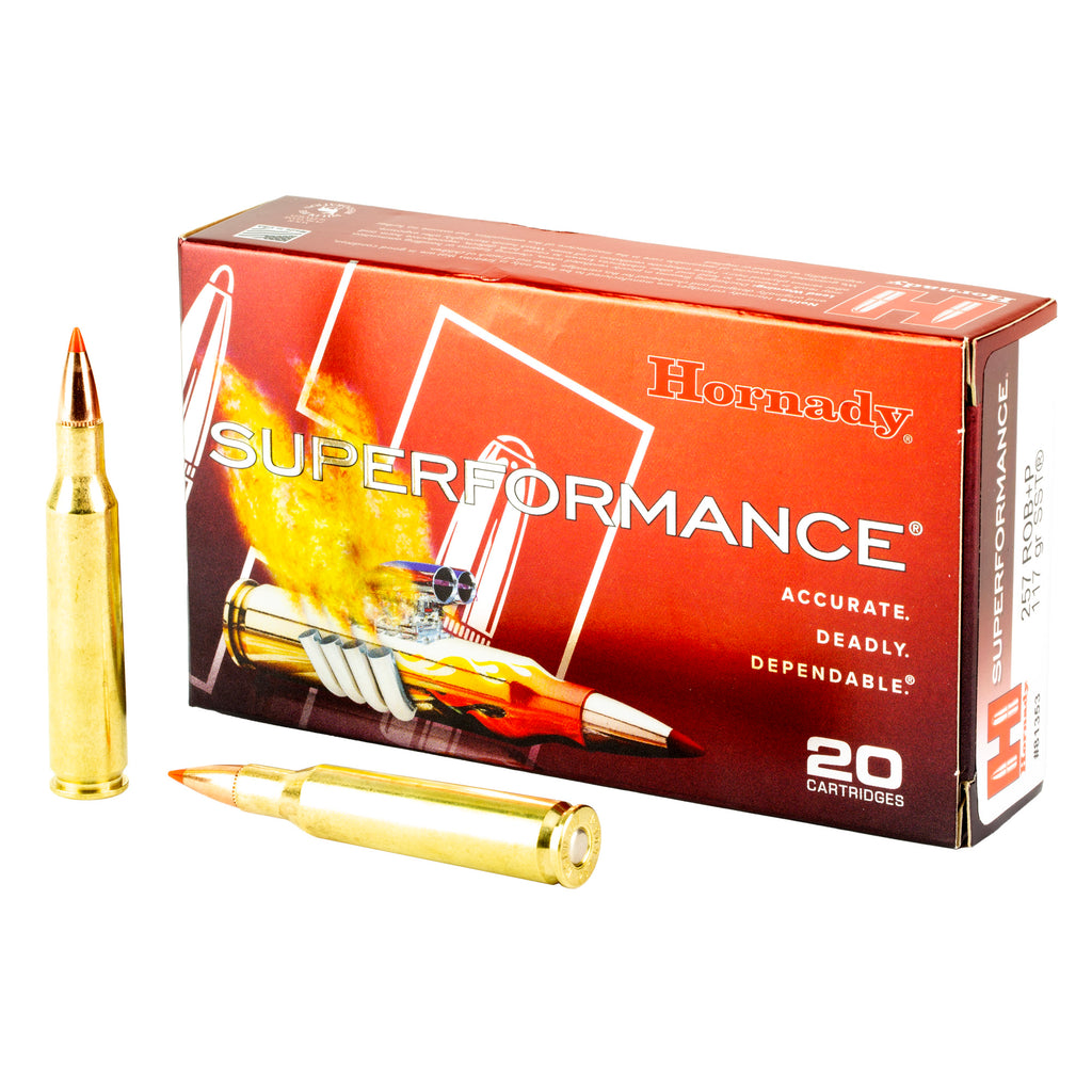 Hornady Superformance SST 257 Roberts 117 Grain Bullets (20 Count Box)