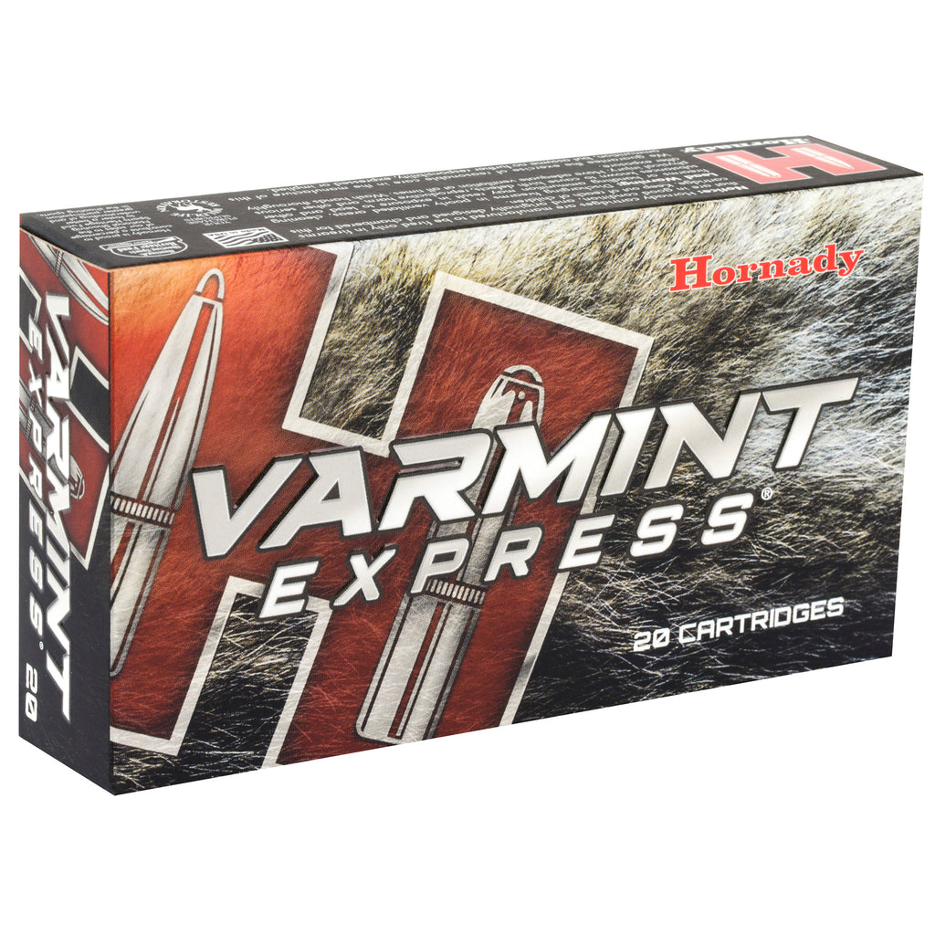 Hornady Varmint Express 6mm Creedmoor V-Max Ammunition – 87 Grain, Box of 20