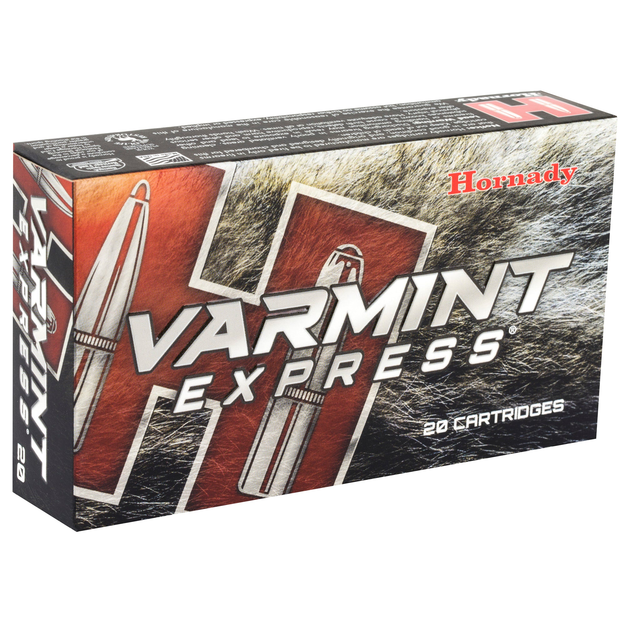 Hornady Varmint Express 6mm Creedmoor V-Max Ammunition – 87 Grain, Box of 20
