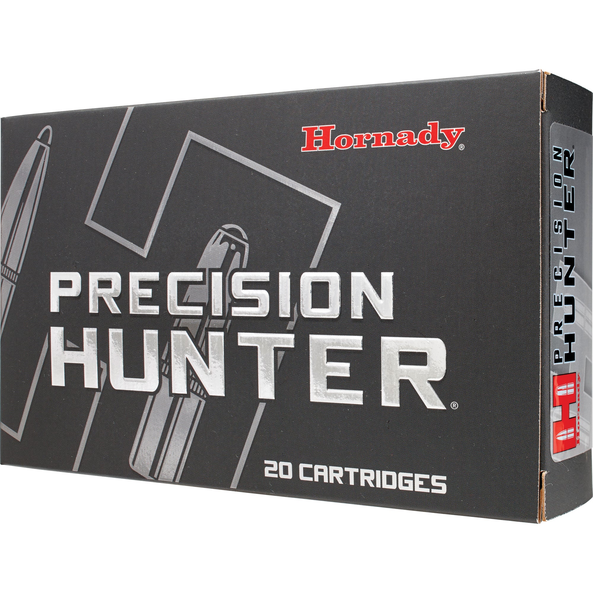 Hornady Precision Hunter 25 Creedmoor ELD-X 128-Grain Ammunition, 20 Rounds per Box