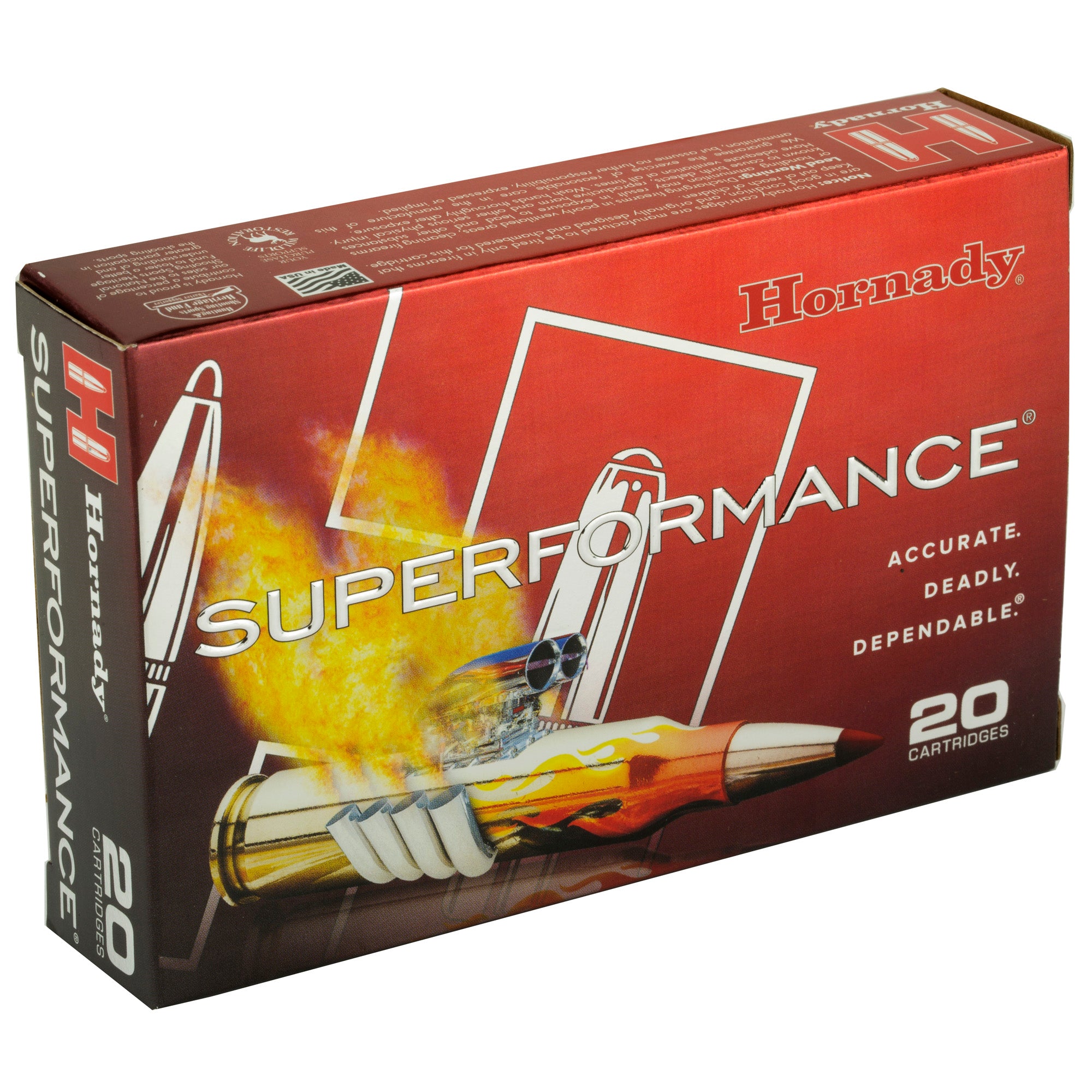 Hornady Superformance 25-06 Remington 117 Grain SST Ammunition (20 Rounds per Box)