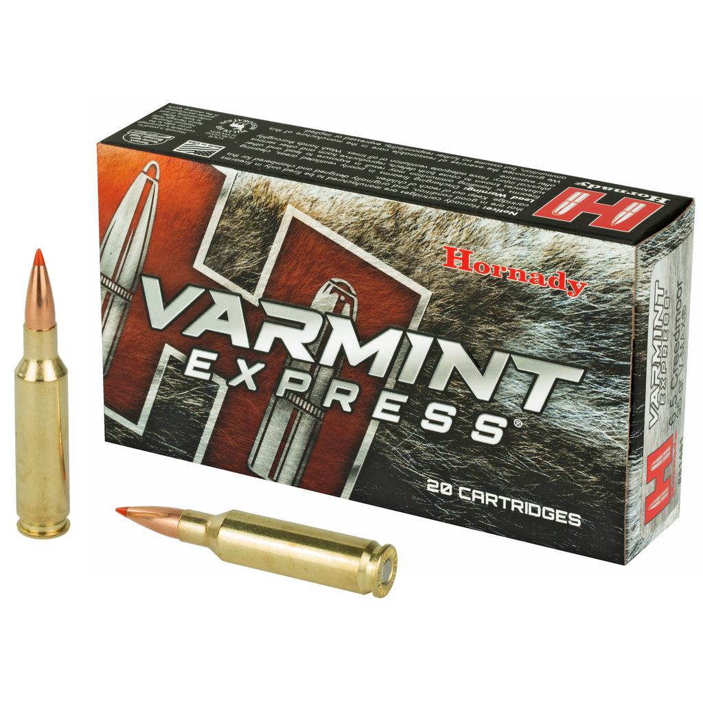 Hornady Varmint Express 6.5 Creedmoor 95 Grain V-Max Bullets (20 per Box, 200 per Case)