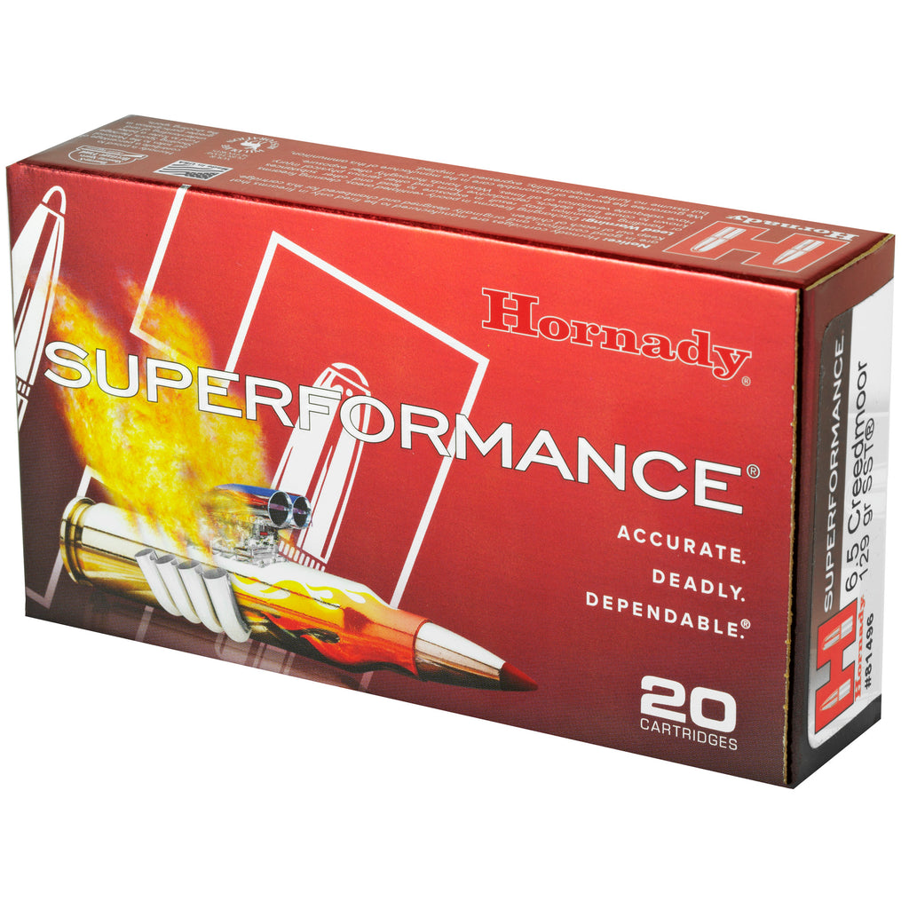 Hornady Superformance SST 6.5 Creedmoor 129 Grain Ammunition - 20 Rounds