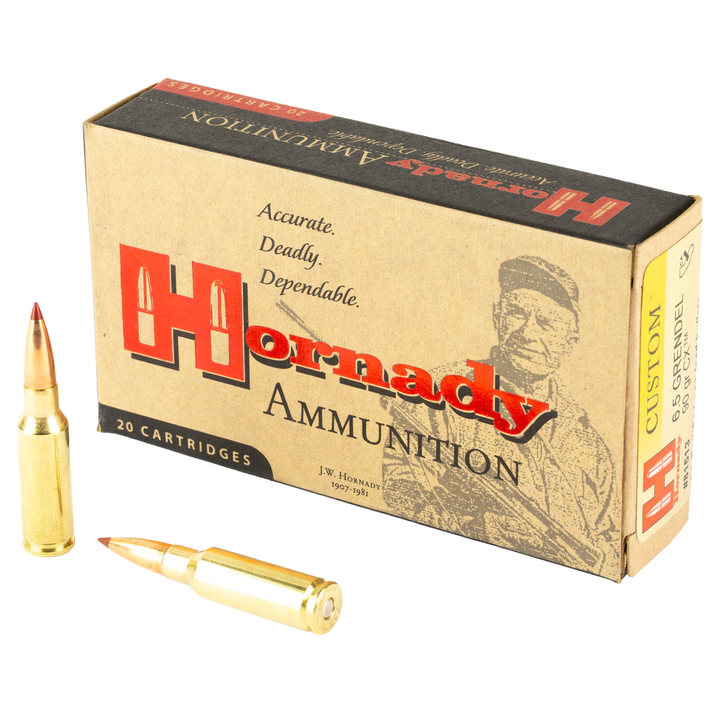 Hornady Custom 6.5 Grendel 90 Grain CX Ammunition - 20 Rounds