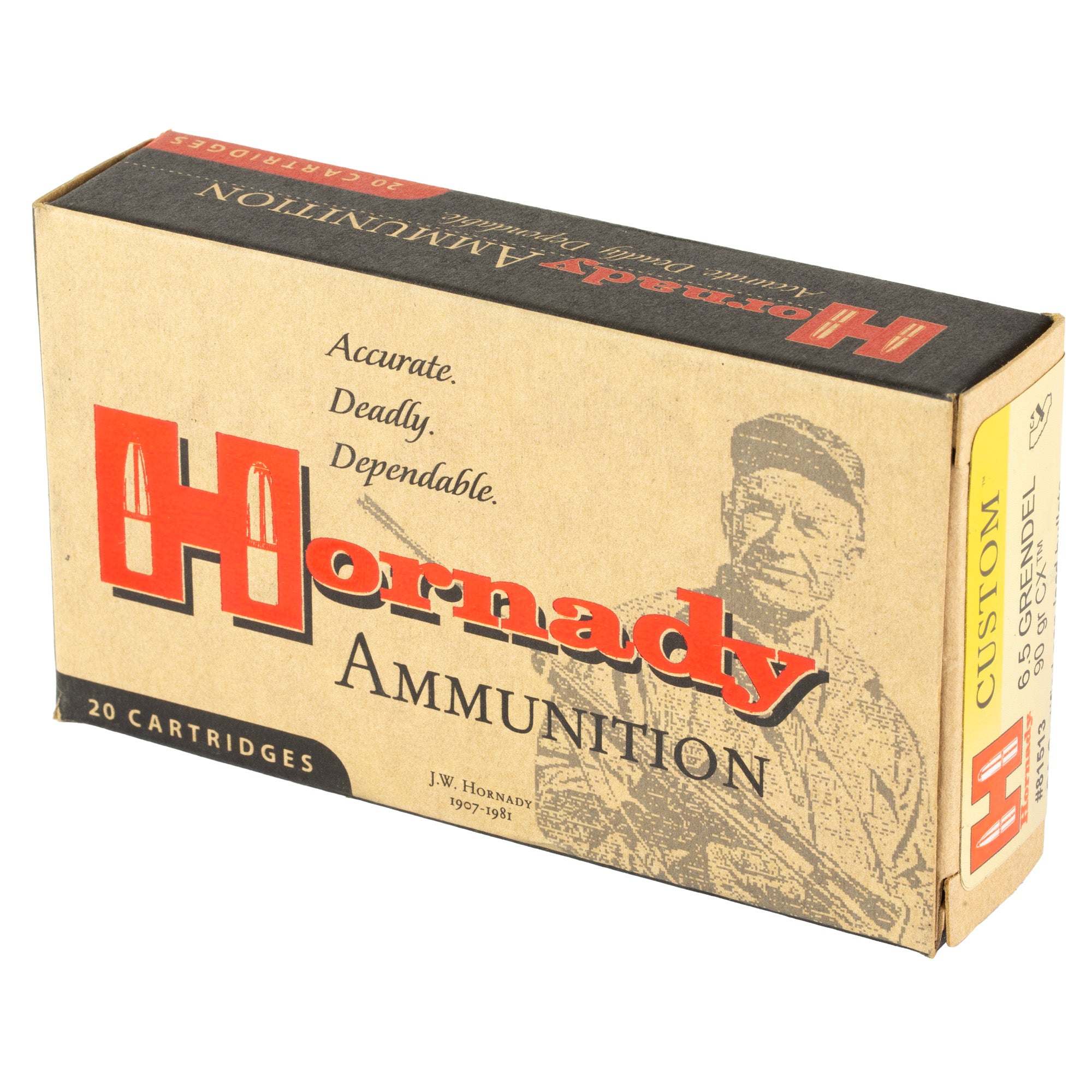 Hornady Custom 6.5 Grendel 90 Grain CX Ammunition - 20 Rounds