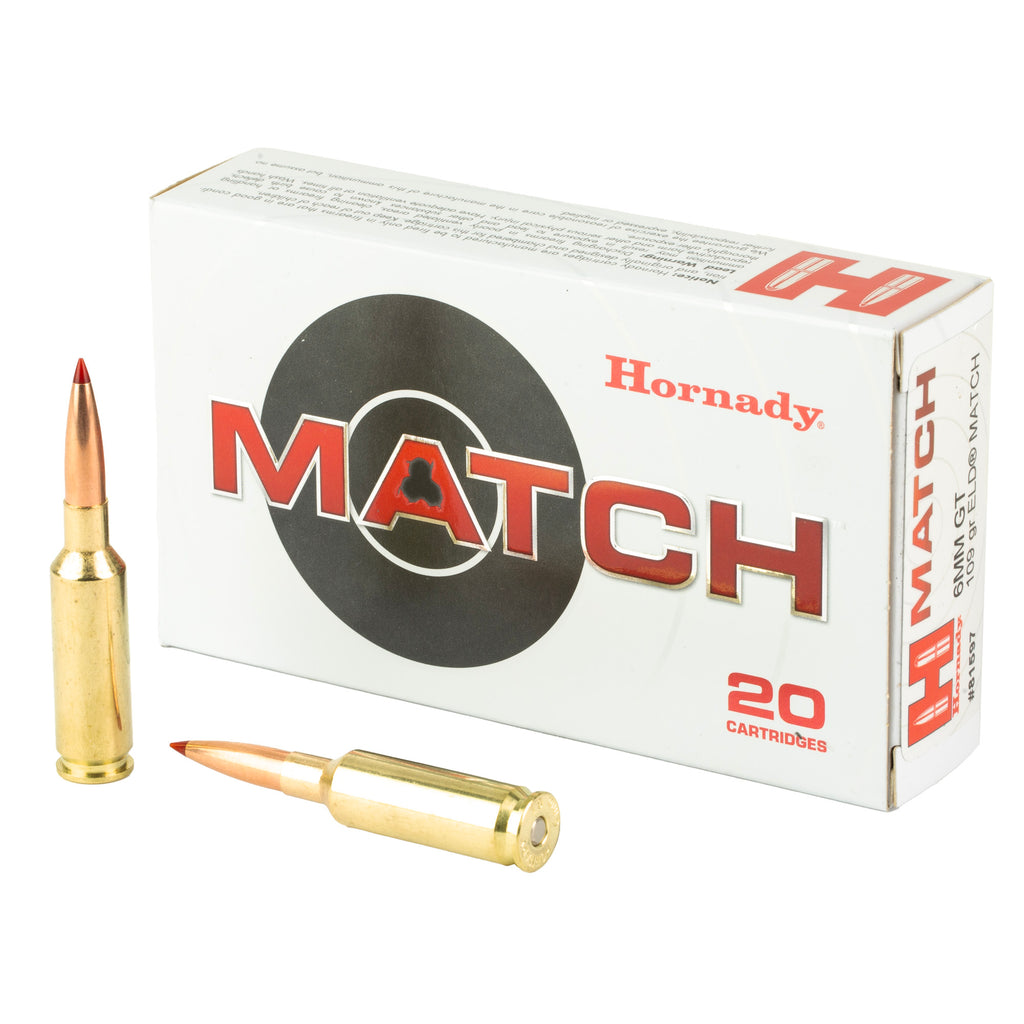 Hornady Match 6mm GT ELD Match Bullet – 109 Grain, Box of 20
