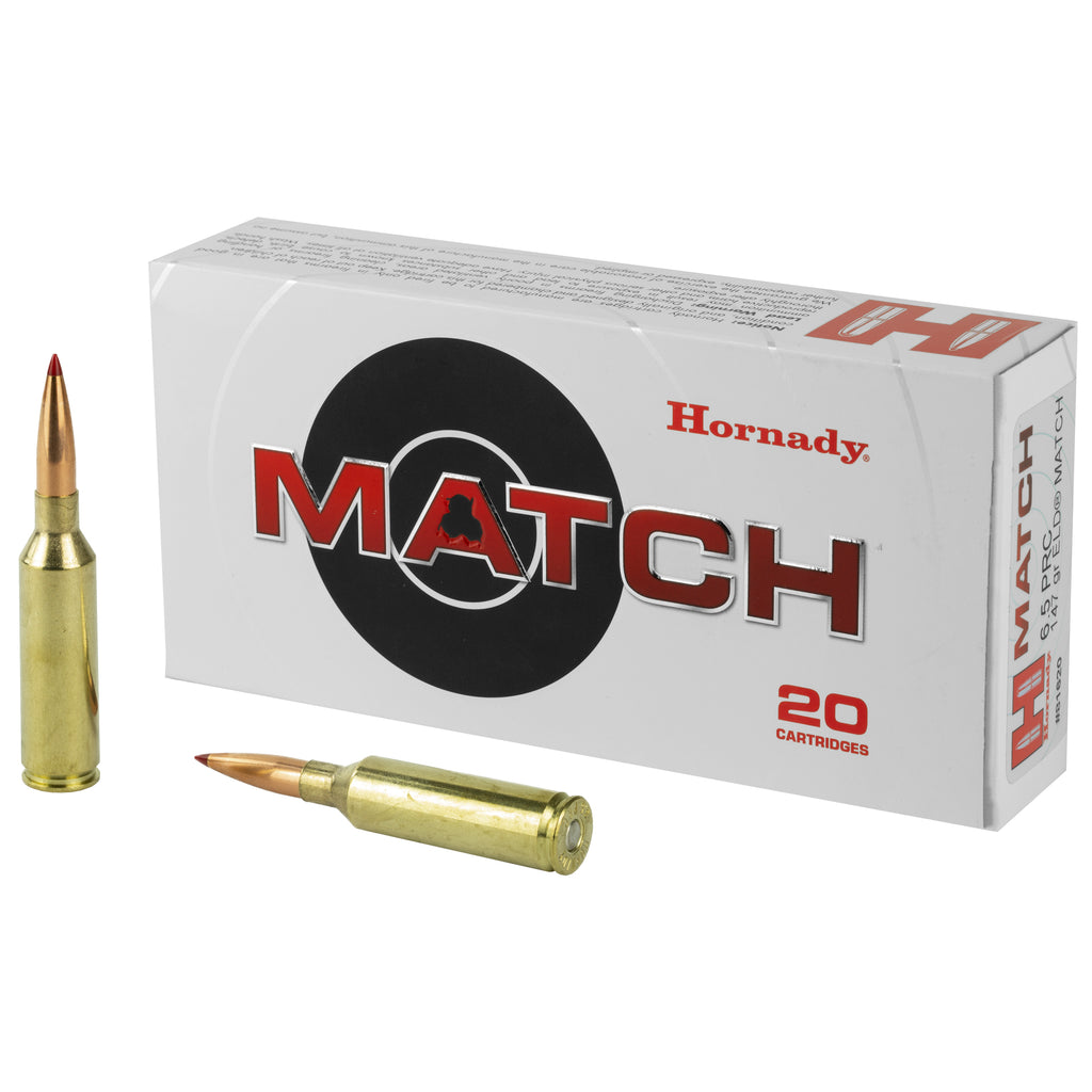 Hornady 6.5 PRC Match ELD Match Rifle Cartridge – 147 Grain, 20 Rounds per Box