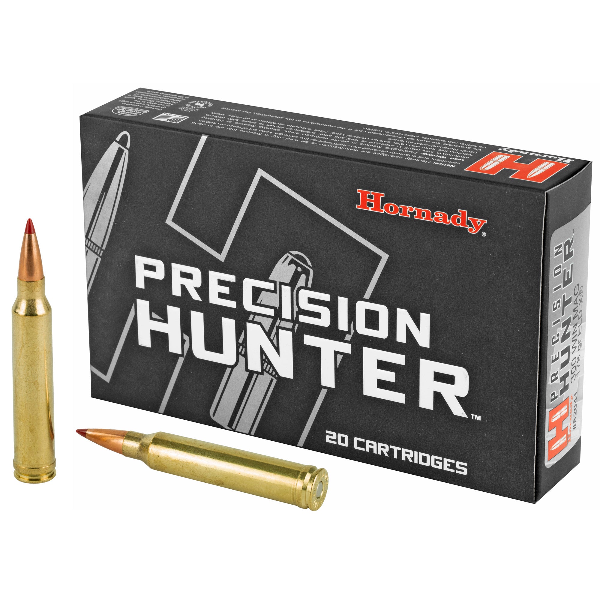 Hornady Precision Hunter ELD-X 300 Winchester Magnum 178-Grain Bullets (20/200)