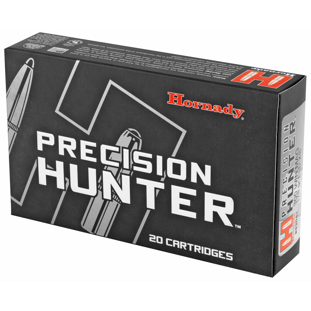 Hornady Precision Hunter ELD-X 300 Winchester Magnum 178-Grain Bullets (20/200)