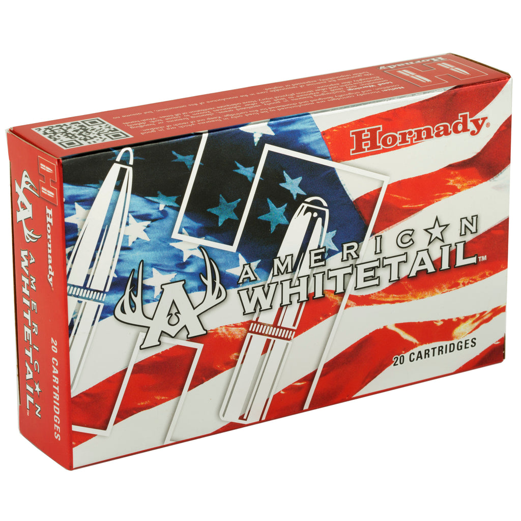 Hornady American Whitetail 300 Winchester Magnum 180-Grain InterLock Ammunition - 20 Rounds per Box