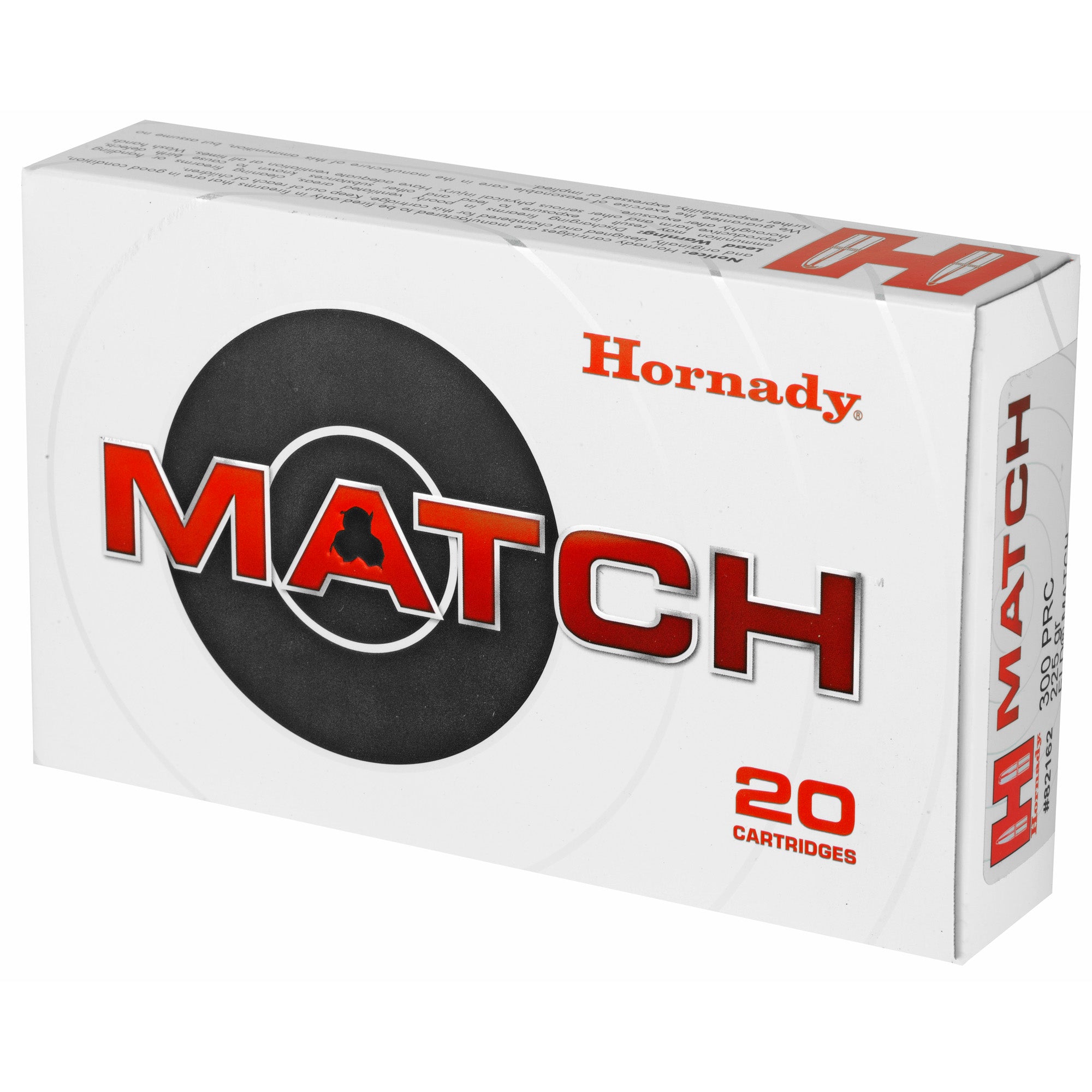 Hornady Match 300 PRC ELD Match 225 Grain Bullets (20/Box, 200 Case) Part #82162