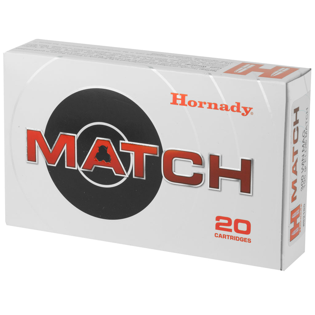 Hornady 300 Winchester Magnum ELD Match 195 Grain Ammo – Precision Rifle Cartridge