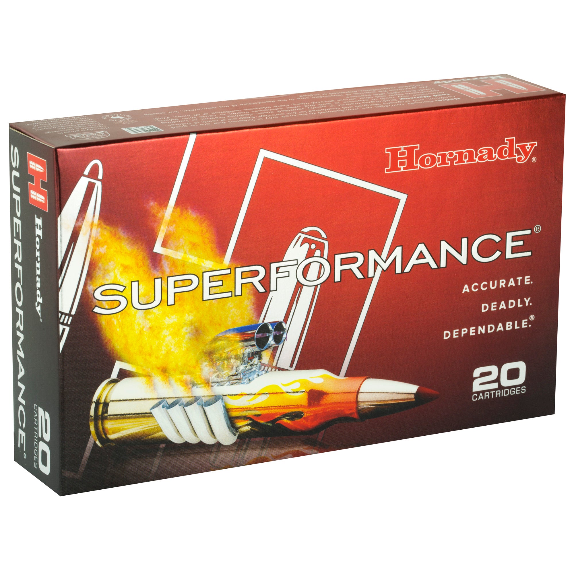 Hornady Superformance SST 180 Grain 300 Winchester Magnum Ammunition (20 Rounds per Box, 200 per Case)