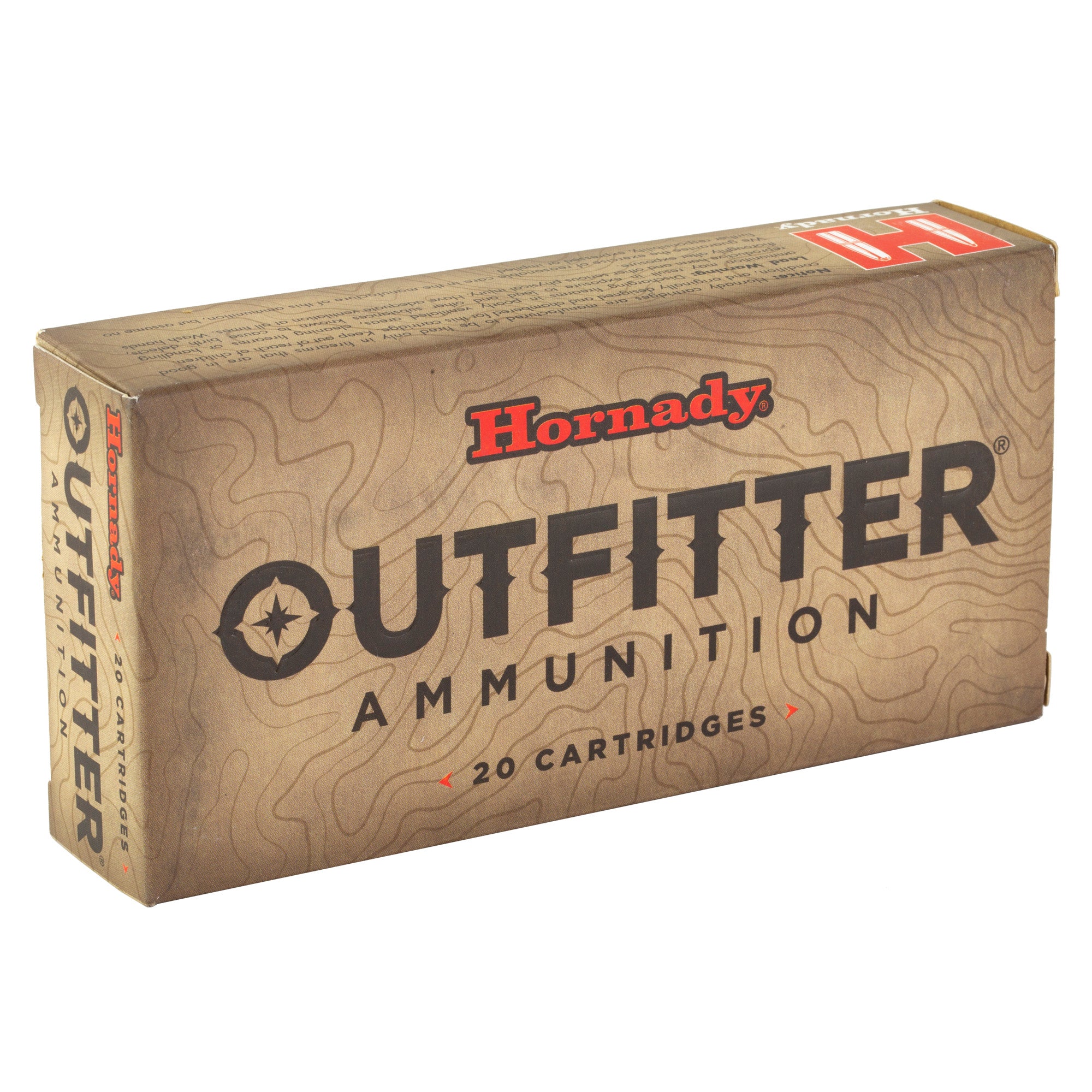 Hornady Outfitter 300 Winchester Short Magnum 180 Grain CX Ammunition, 20 Rounds per Box