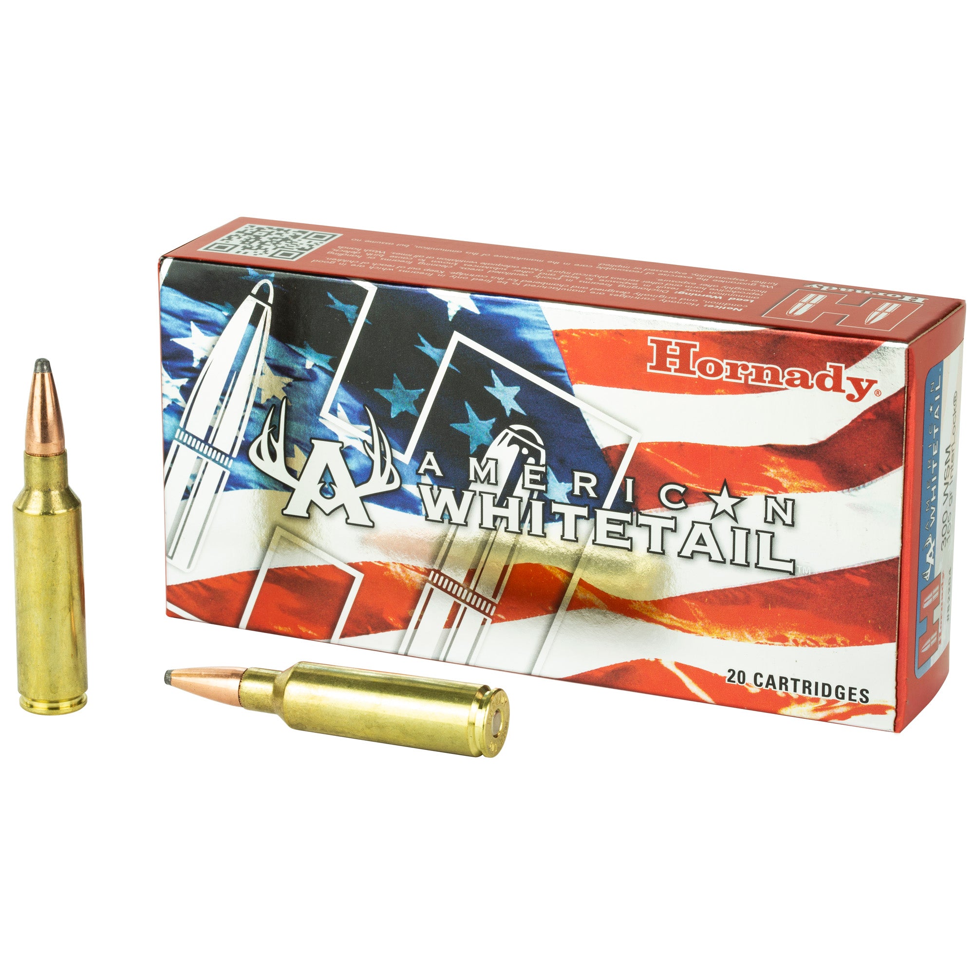 Hornady American Whitetail 300 Winchester Short Magnum 165 Grain InterLock Ammunition – 20 Rounds