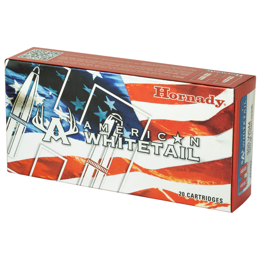 Hornady American Whitetail 300 Winchester Short Magnum 165 Grain InterLock Ammunition – 20 Rounds
