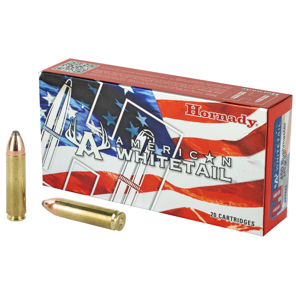 Hornady American Whitetail InterLock .450 Bushmaster 245 Grain Bullet (20/200)