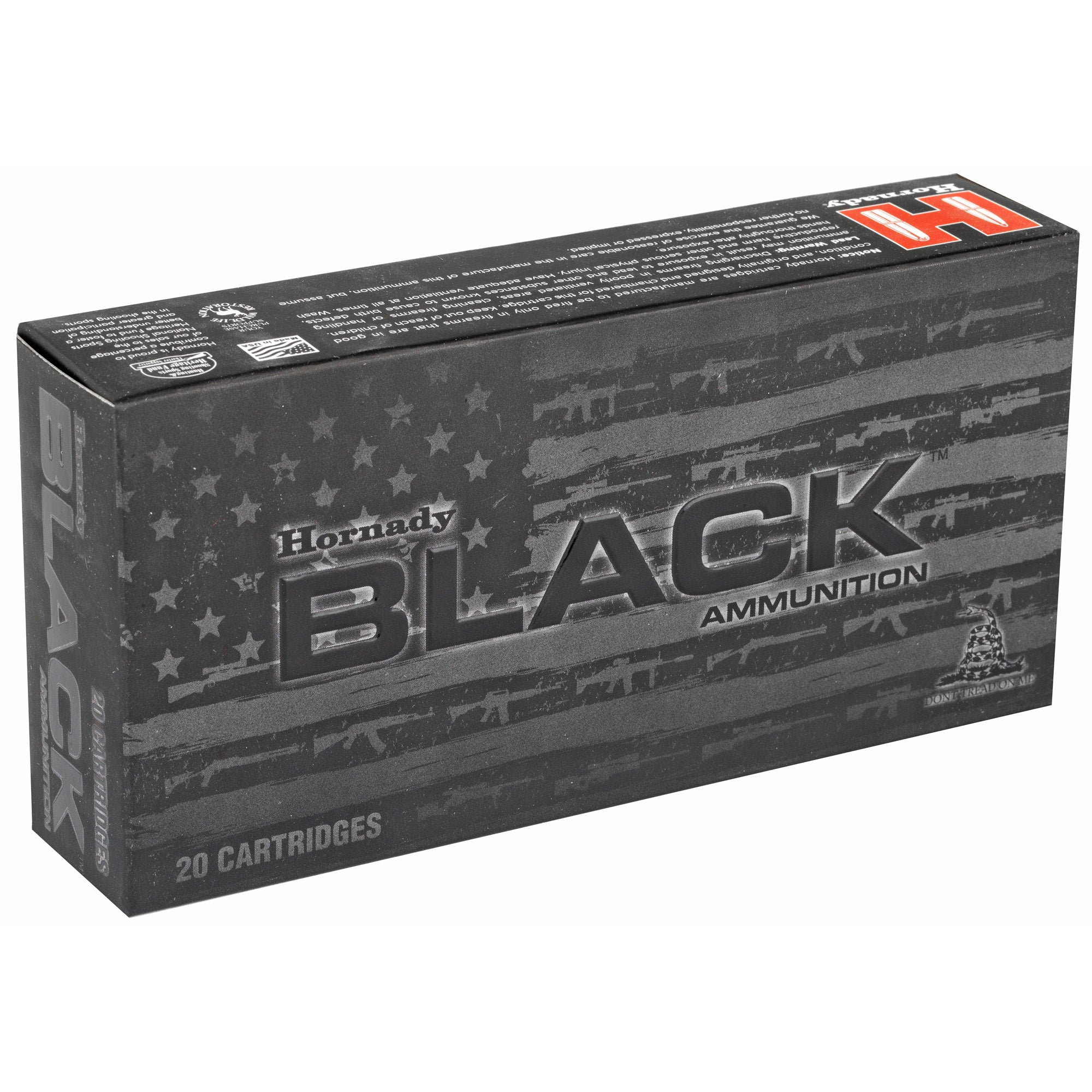 Hornady BLACK 450 Bushmaster 250 Grain FlexTip Ammunition, 20-Round Box