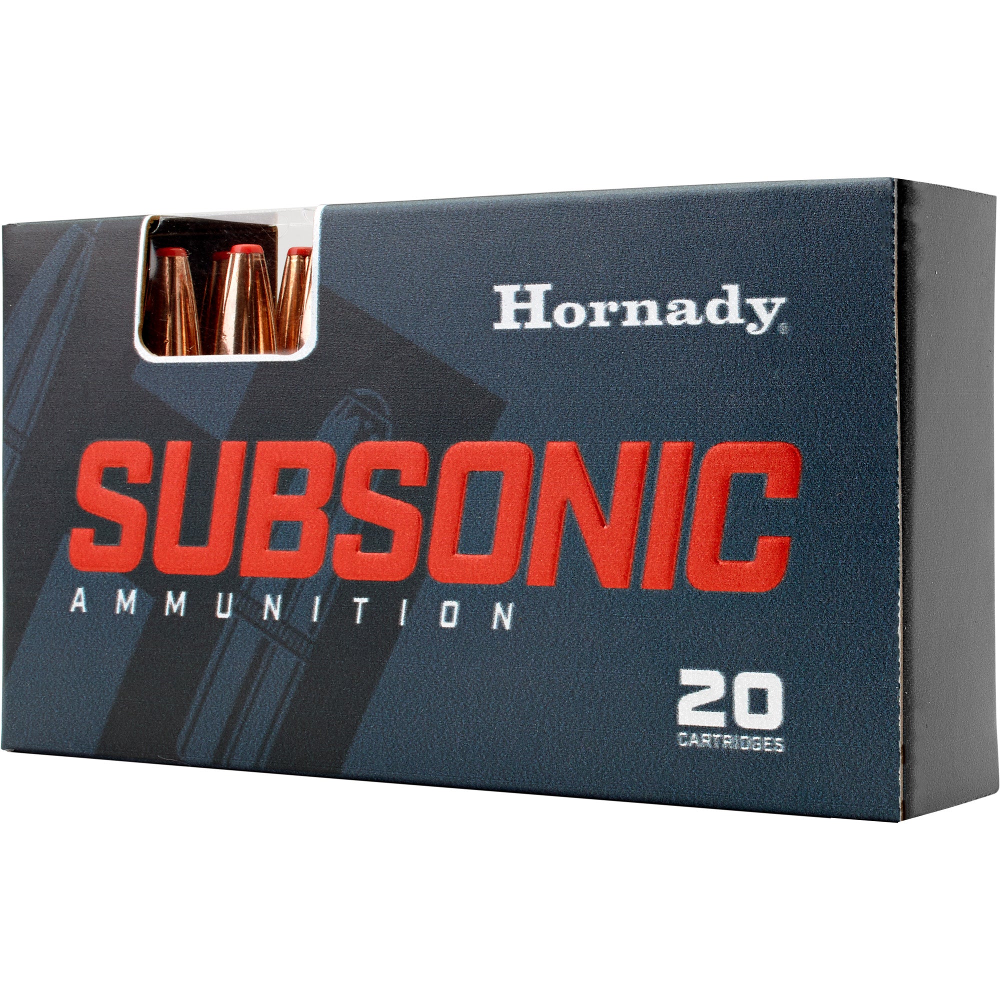 Hornady Subsonic 450 Bushmaster Sub-X Ammunition – 395 Grain, Box of 20