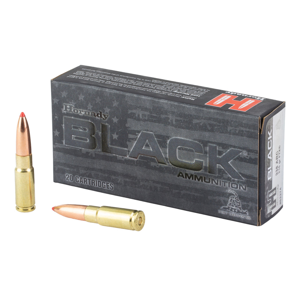 Hornady BLACK .338 Arc 215 Grain FTX Ammunition - 20 Rounds per Box
