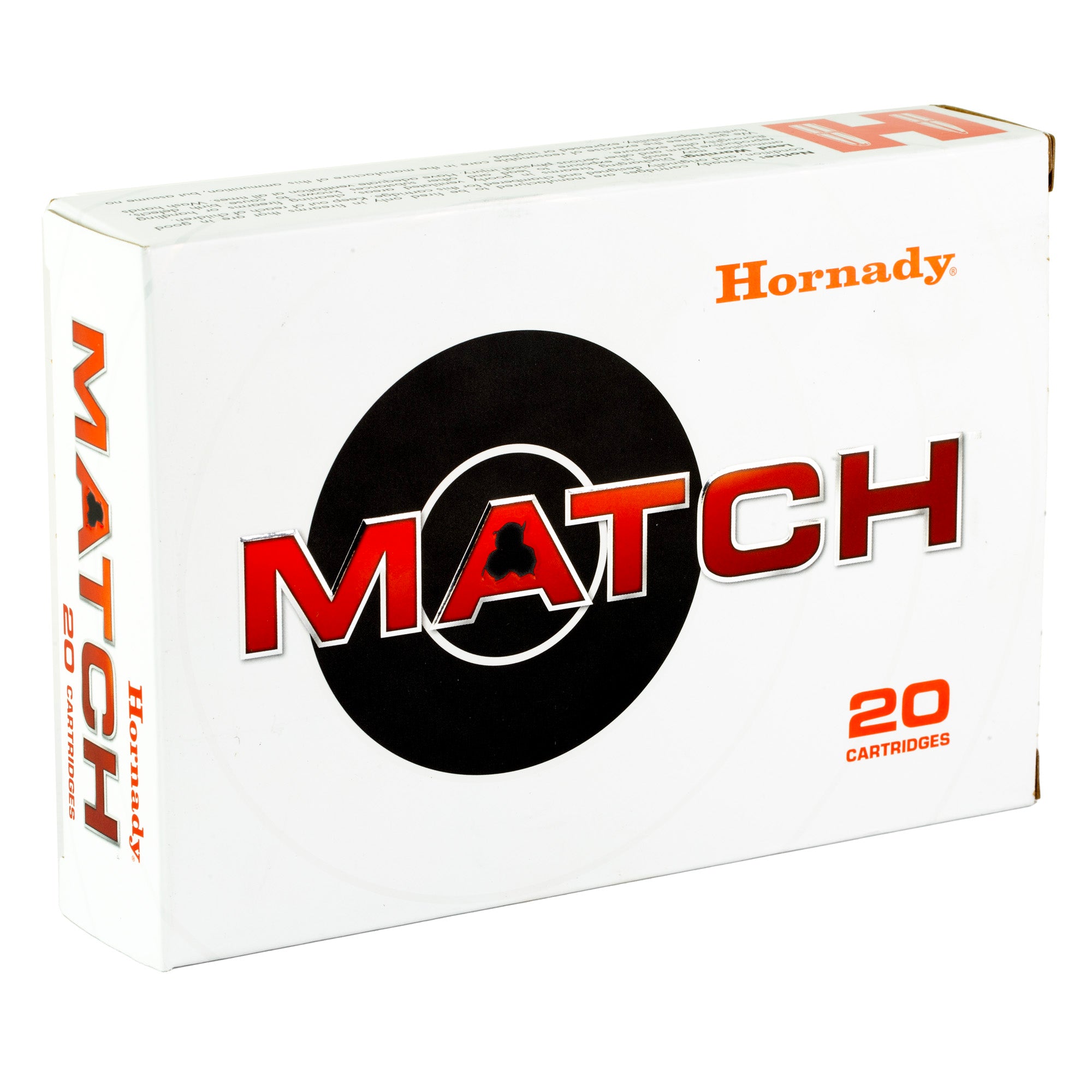 Hornady Match 338 Lapua 250 Grain Boat Tail Hollow Point Ammunition (20/120) - Precision Shooting