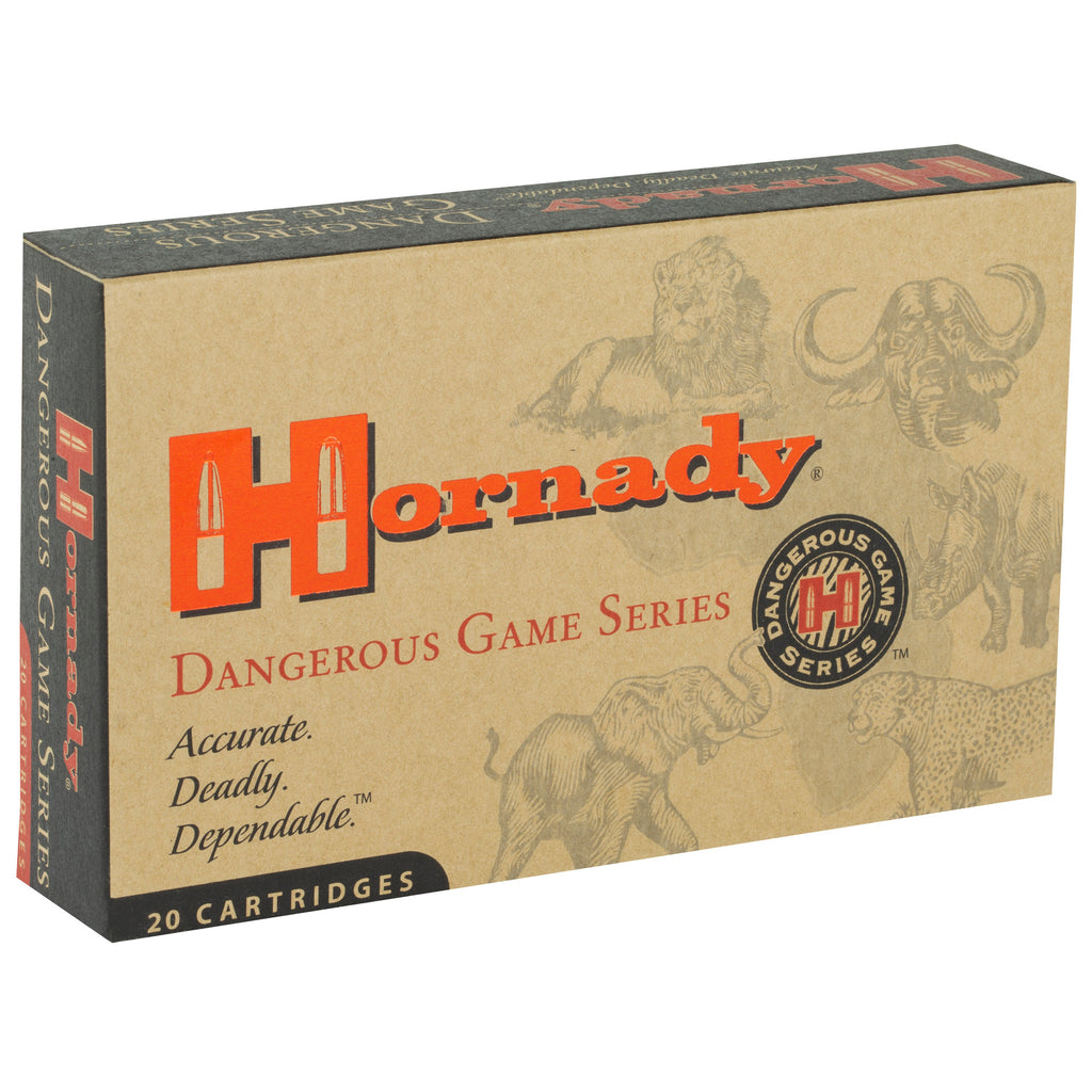 Hornady Dangerous Game Series 375 Ruger Soft Point Ammunition, 270 Grain - 20 Rounds per Box