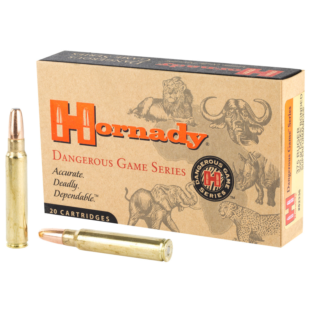 Hornady Dangerous Game Series 375 Ruger 300-Grain DGX Bonded Ammunition (20 Rounds per Box)