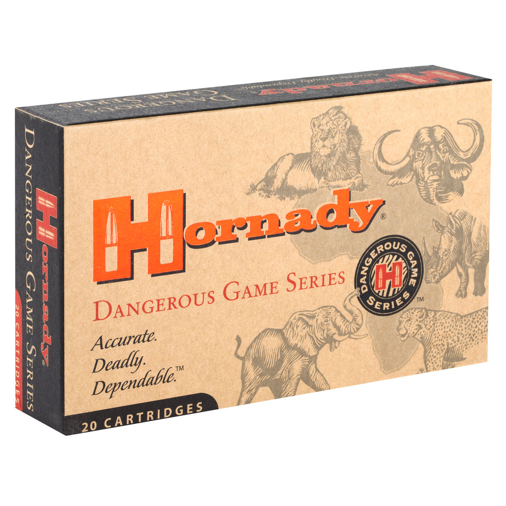Hornady Dangerous Game Series 375 Ruger 300-Grain DGX Bonded Ammunition (20 Rounds per Box)