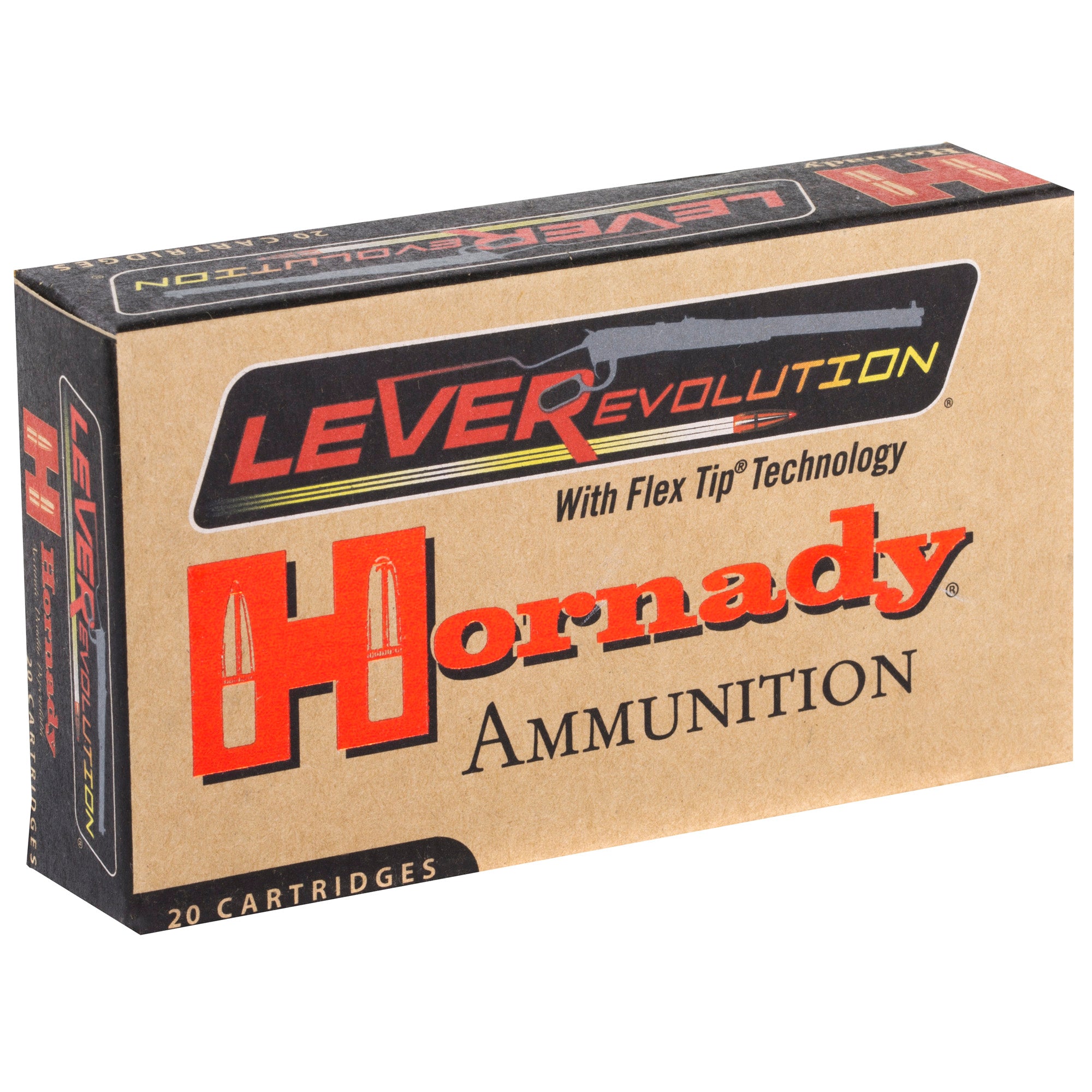 Hornady LeverEvolution MonoFlex Ammunition for 30-30 Winchester, 140 Grain, 20 Rounds per Box