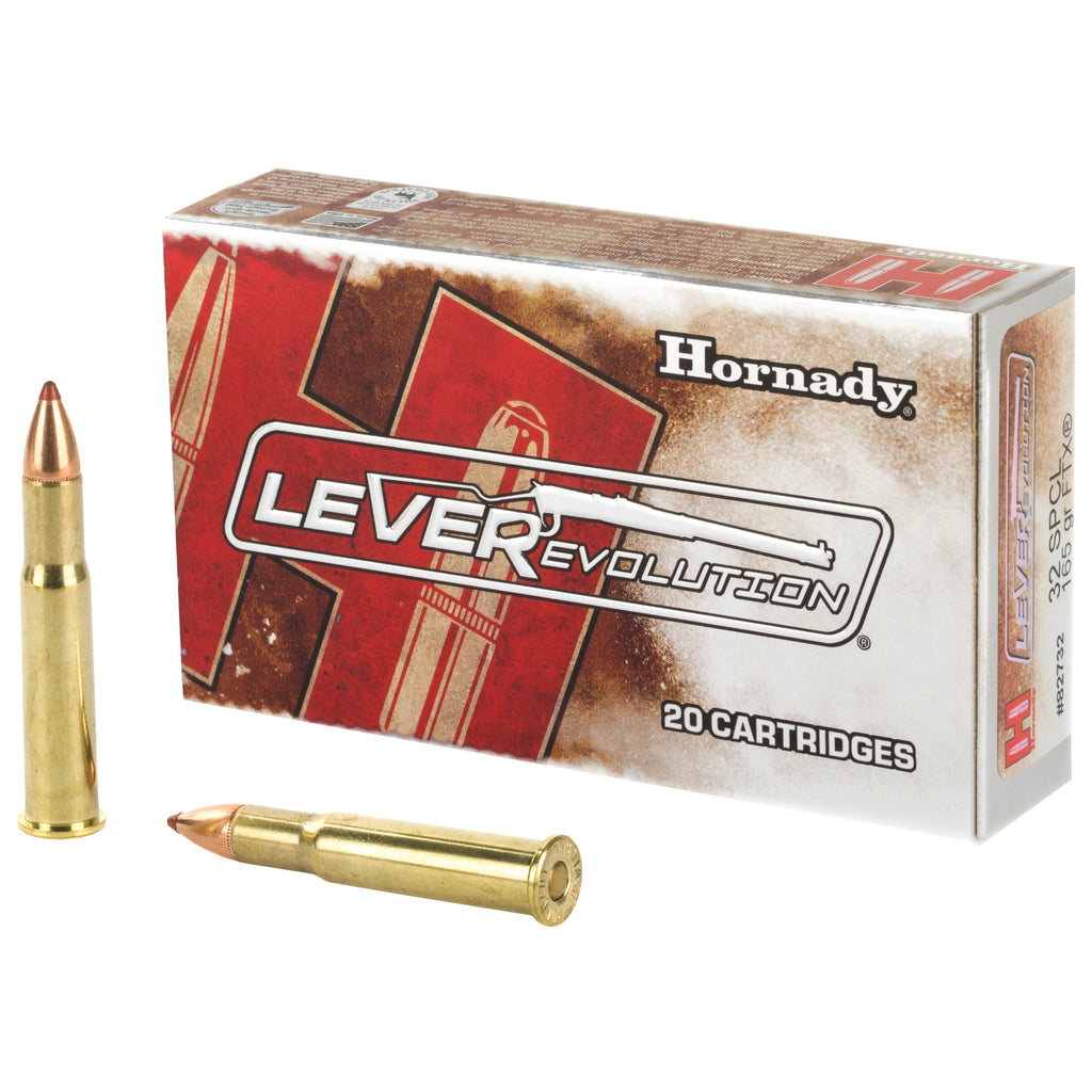 Hornady LeverEvolution 32 Winchester Special 165 Grain FlexTip Ammunition - 20 Rounds