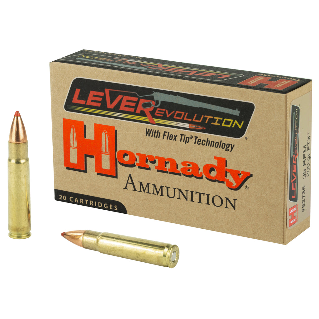 Hornady LeverEvolution 35 Remington 200-Grain FlexTip Ammo - 20 Rounds per Box