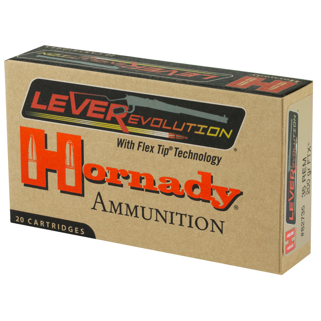 Hornady LeverEvolution 35 Remington 200-Grain FlexTip Ammo - 20 Rounds per Box