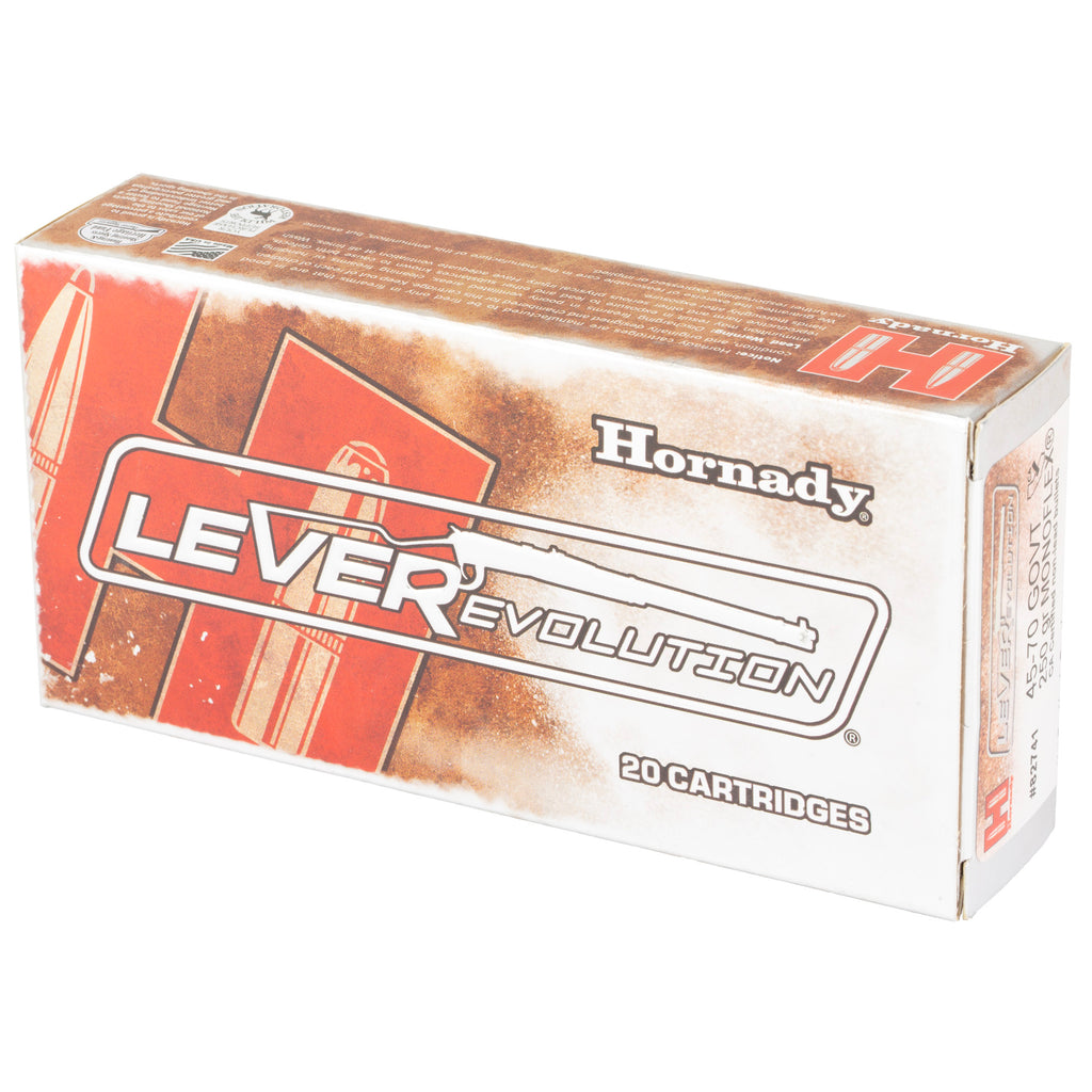 Hornady LeverEvolution MonoFlex 45-70 Government 250-Grain Ammunition (20/200)
