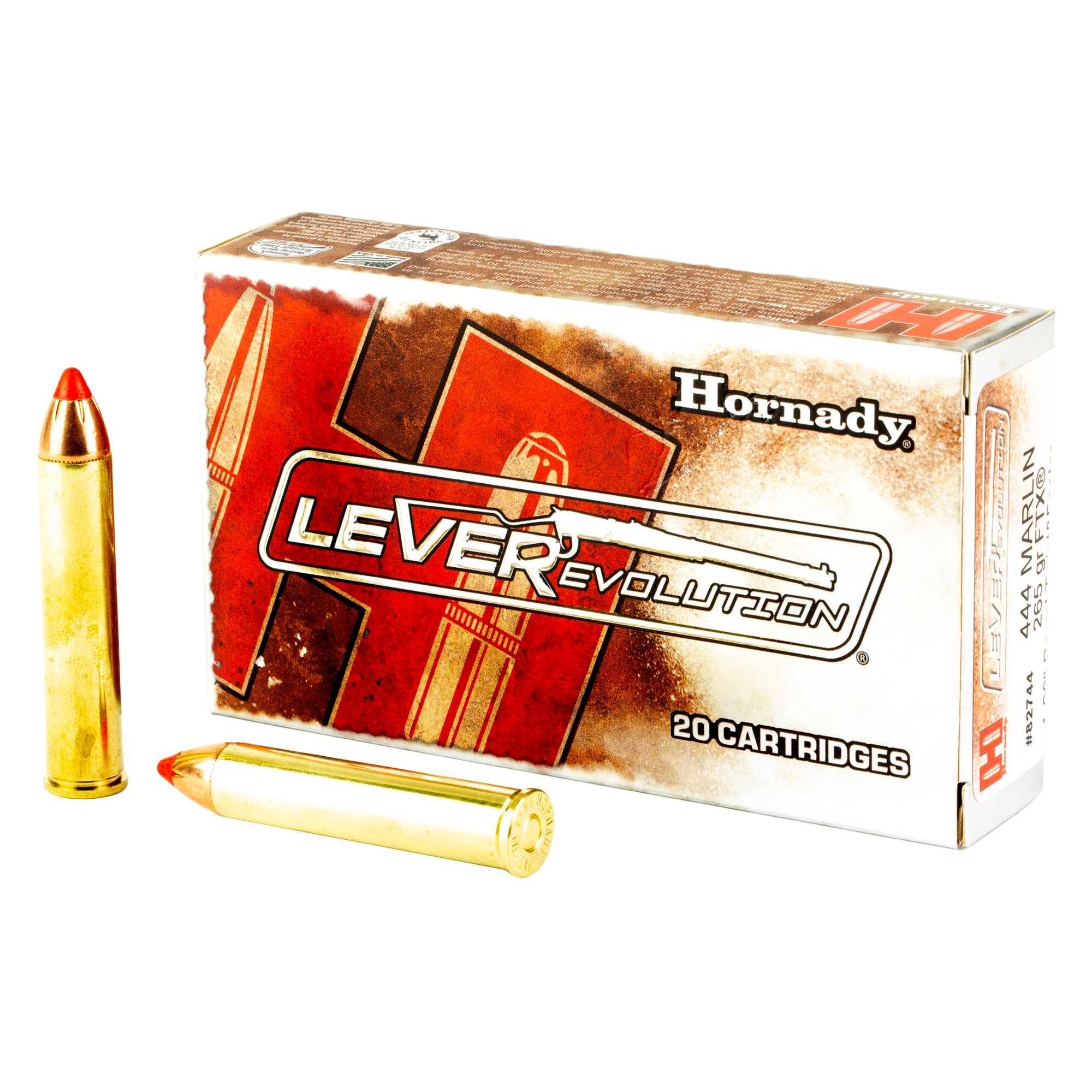 Hornady LeverEvolution 444 Marlin 265-Grain FlexTip Ammunition (20 Rounds)