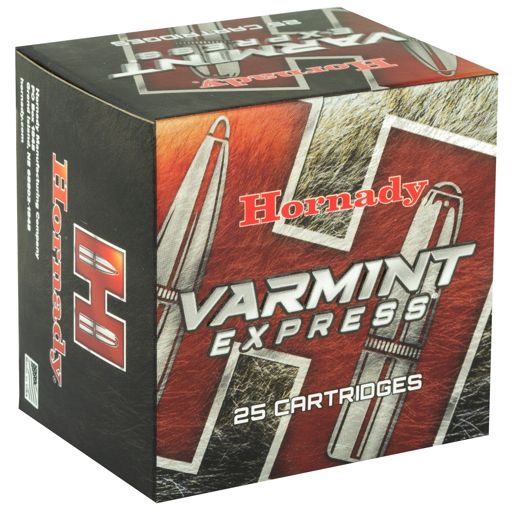 Hornady Varmint Express 22 Hornet 35 Grain V-Max Ammunition – 25 Rounds per Box