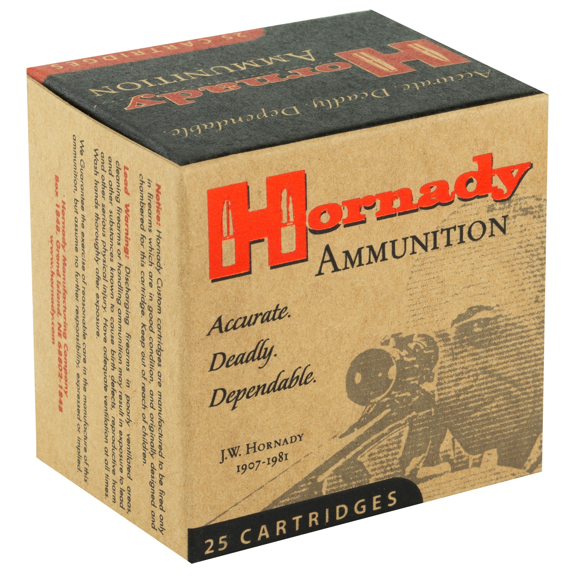 Hornady Custom .218 Bee 45 Grain Hollow Point Ammunition - 25 Rounds per Box