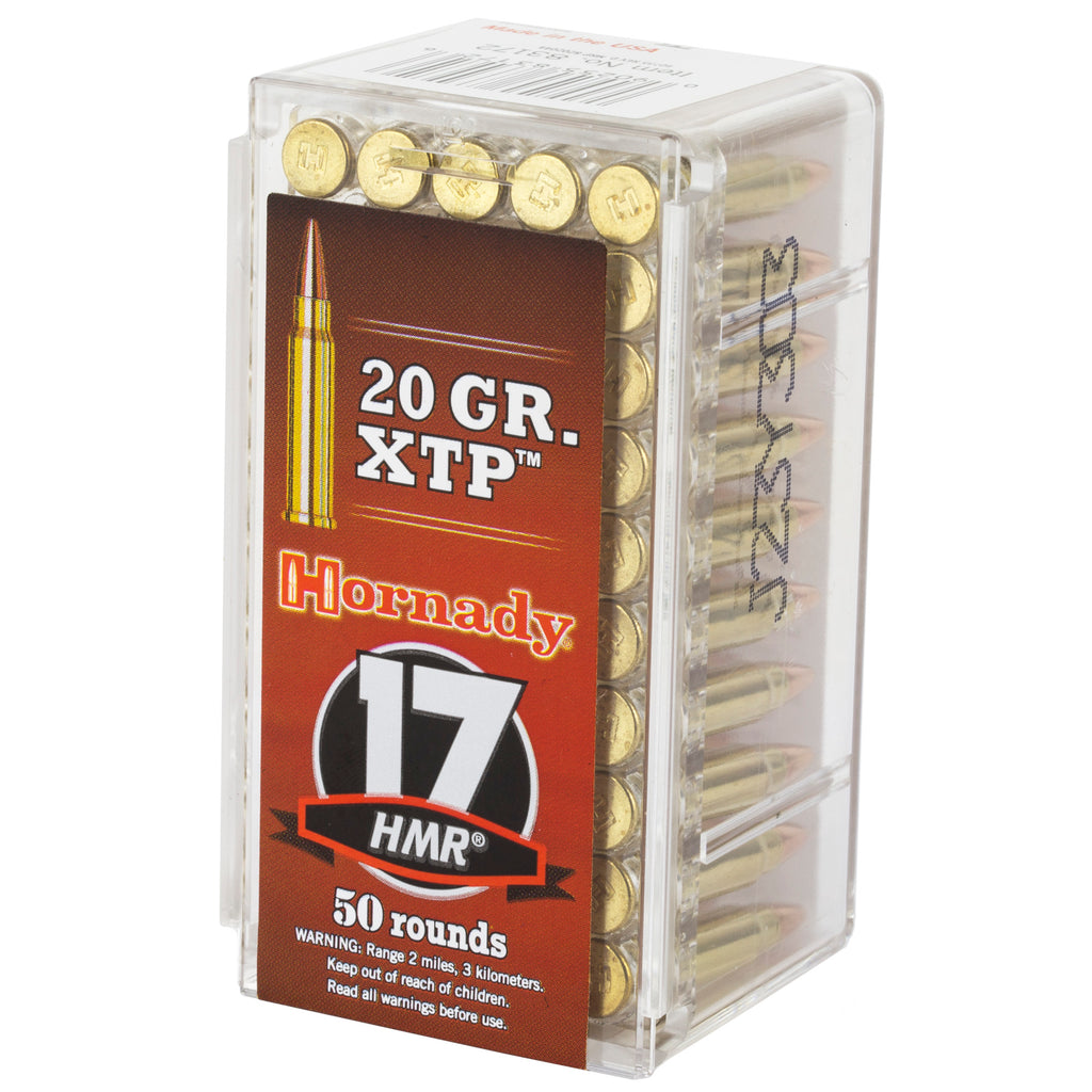 Hornady Varmint Express 17 HMR 20-Grain XTP Ammunition (50 rounds per box)