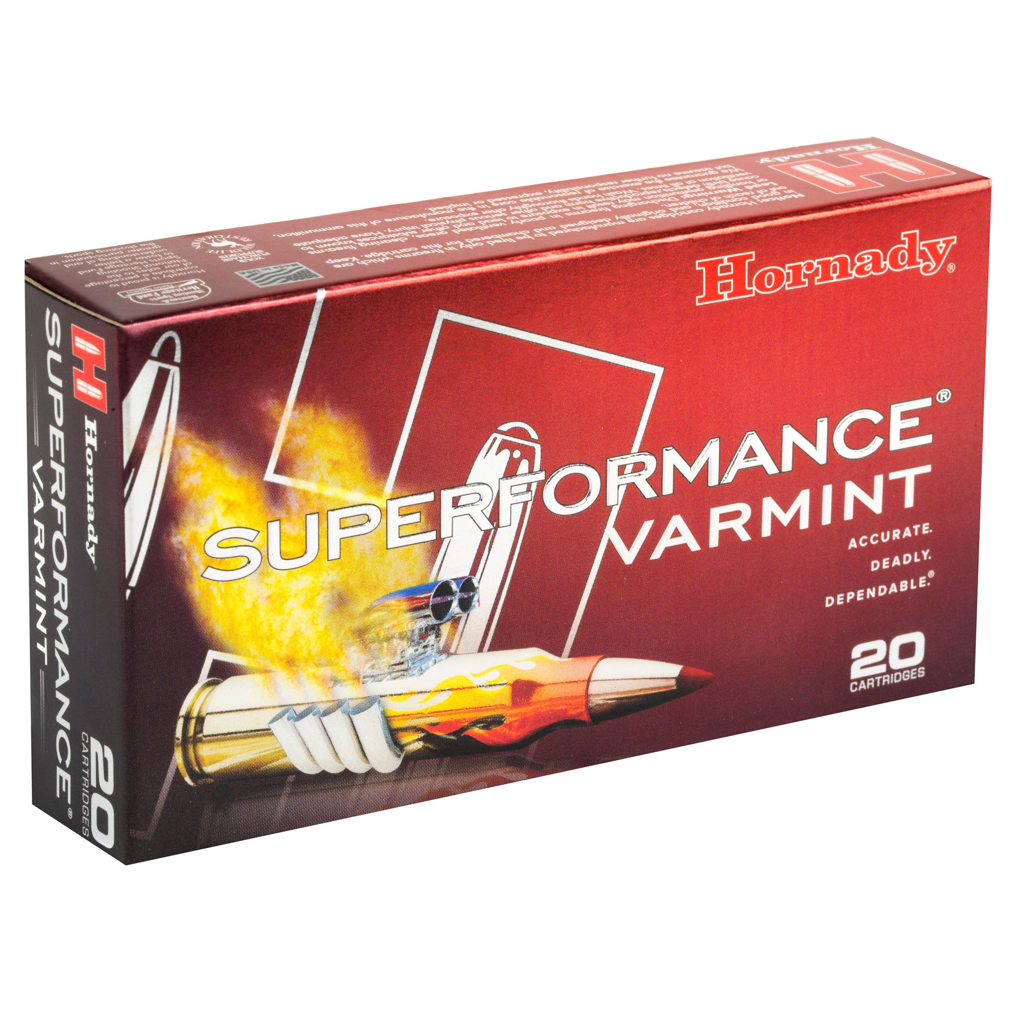 Hornady Superformance Varmint .204 Ruger 24 Grain NTX Ammunition - 20 Rounds
