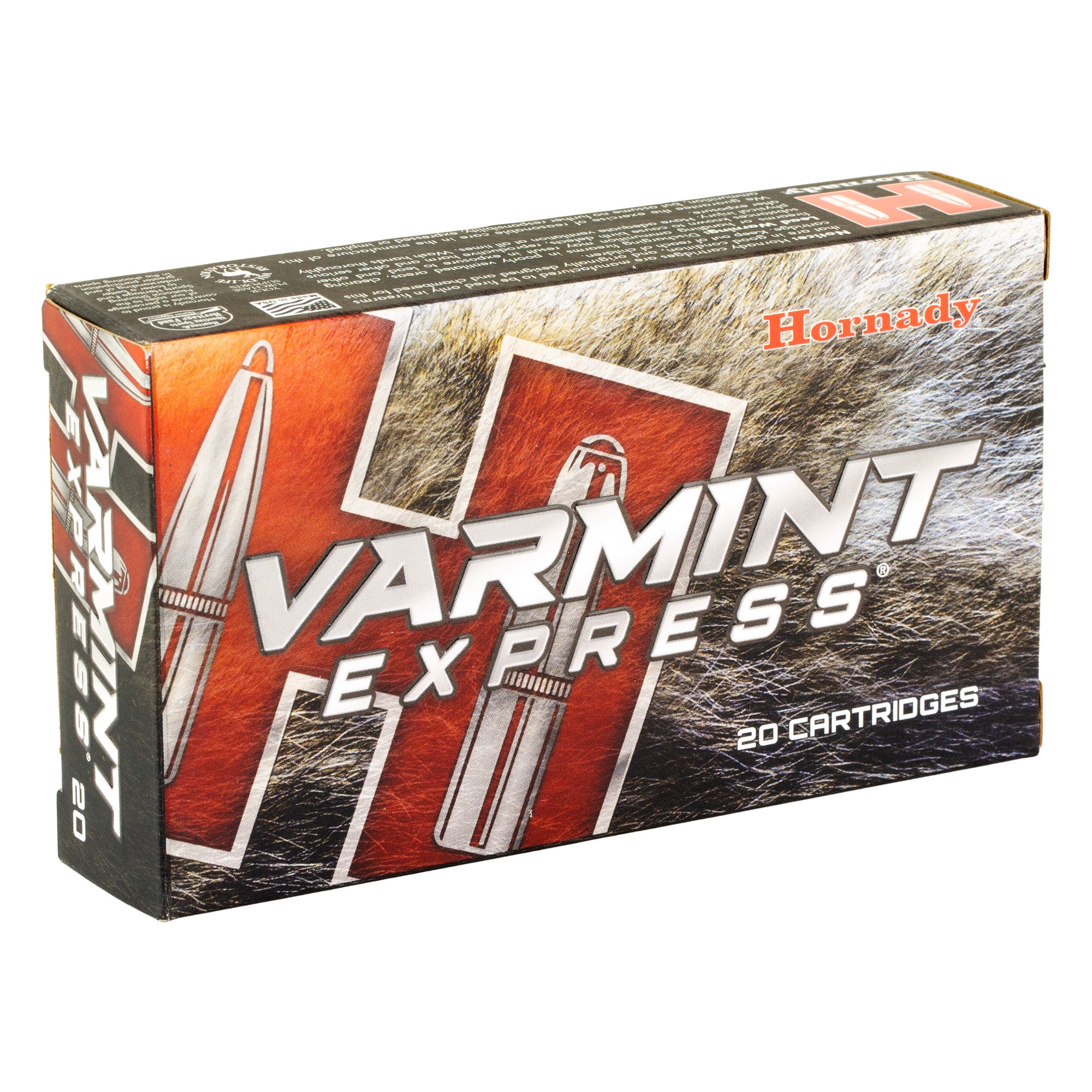 Hornady Varmint Express .220 Swift 55 Grain V-Max Ammunition (20 Rounds)