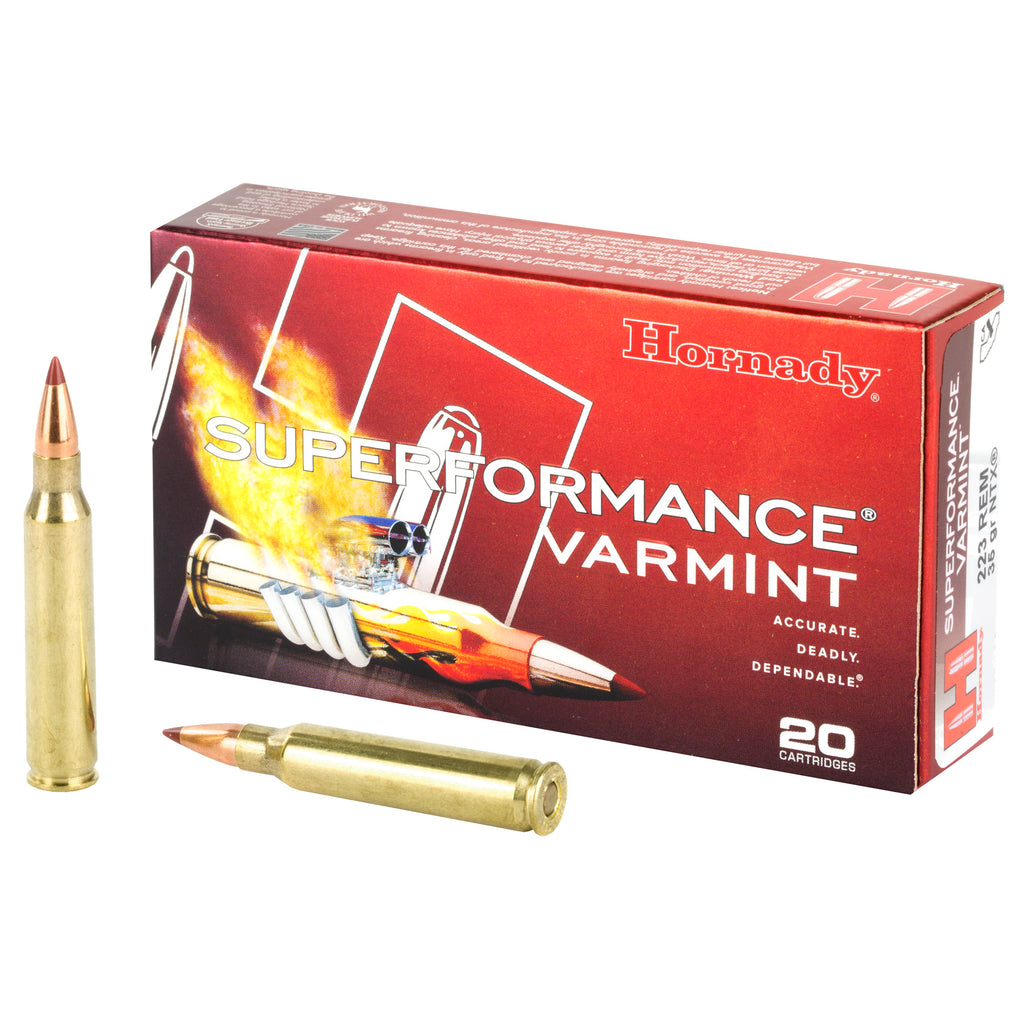 Hornady Superformance Varmint .223 Remington 35 Grain NTX Ammunition - 20 Rounds