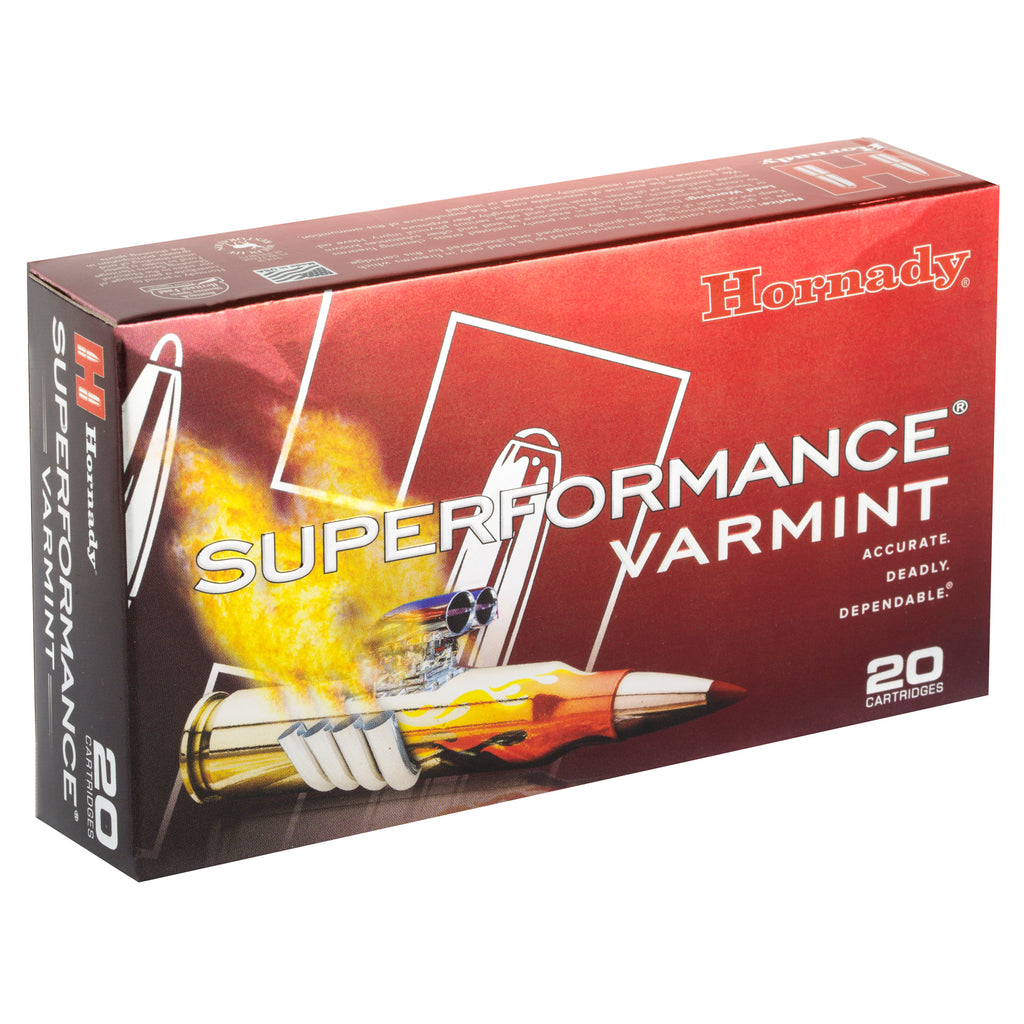 Hornady Superformance Varmint 243 Winchester 58 Grain V-Max Ammunition (20 Rounds per Box)