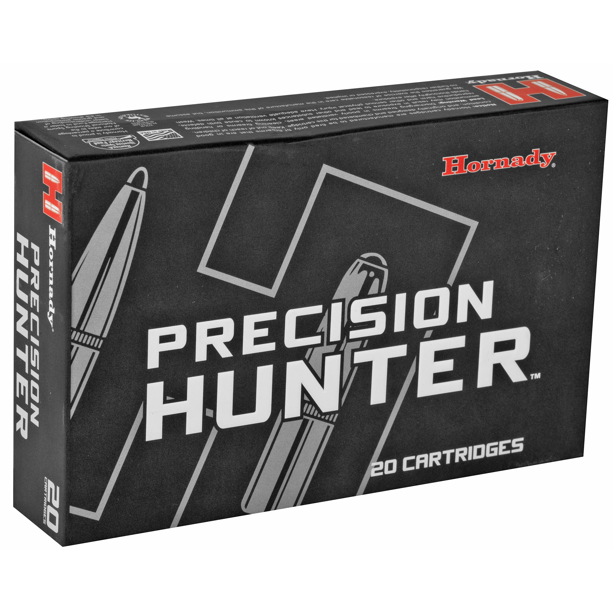 Hornady Precision Hunter ELD-X .280 Ackley Improved 162-Grain Bullet – 20 Rounds per Box, 200 per Case