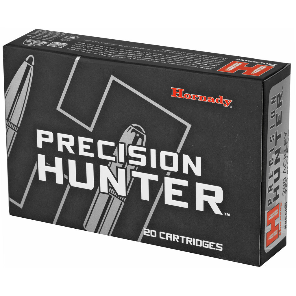 Hornady Precision Hunter ELD-X .280 Ackley Improved 162-Grain Bullet – 20 Rounds per Box, 200 per Case