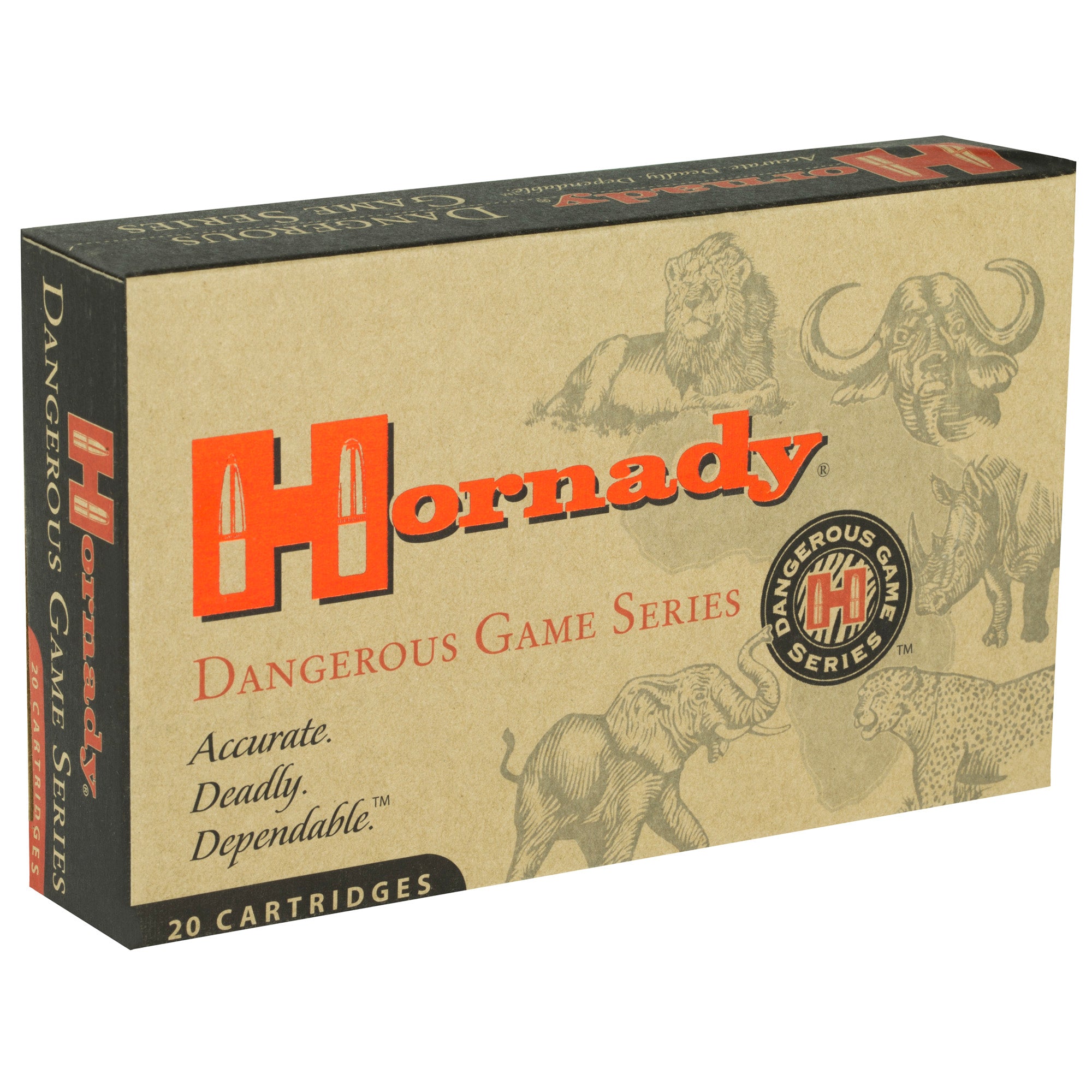 Hornady Dangerous Game Series .458 Winchester 500-Grain DGX Bonded Ammunition - 20 Rounds per Box