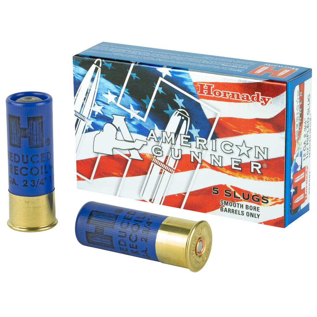 Hornady American Gunner 12 Gauge 2.75 inch 1 oz Rifled Slug Ammunition