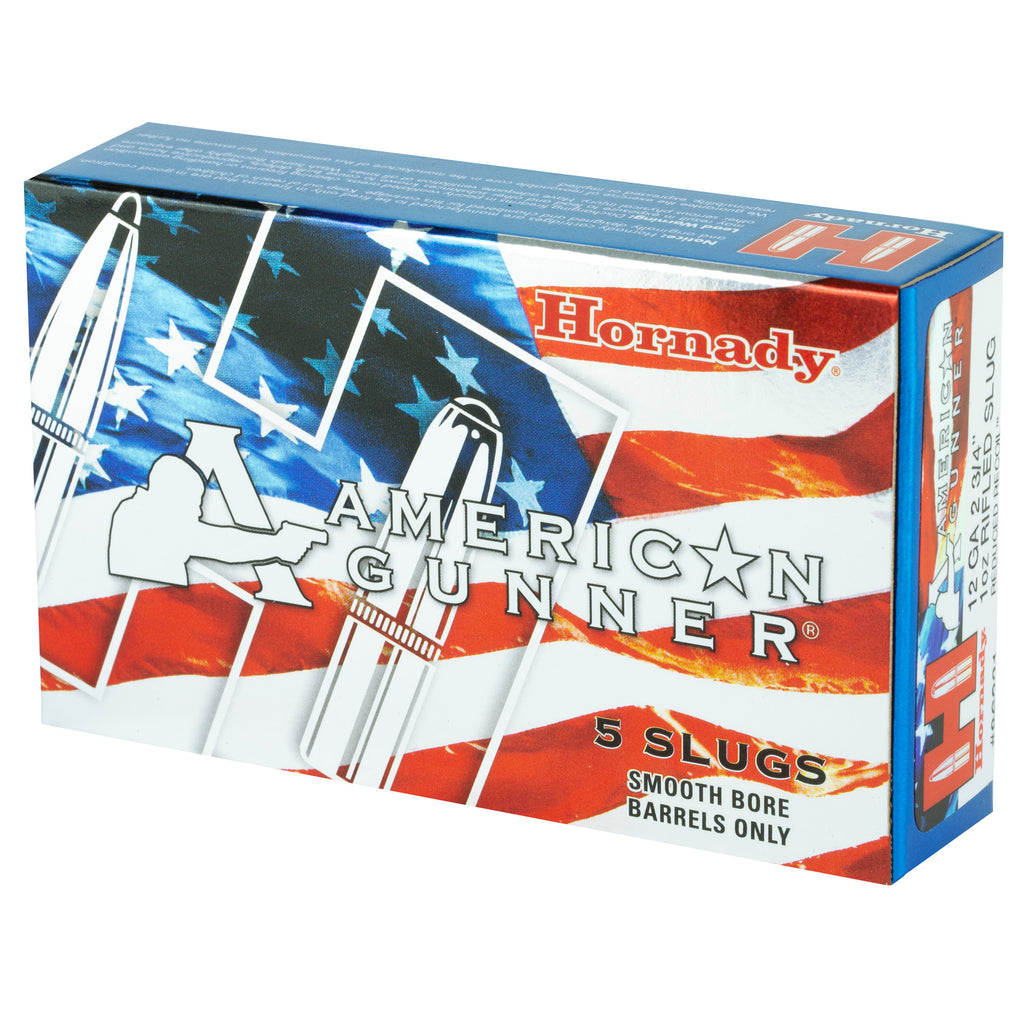 Hornady American Gunner 12 Gauge 2.75 inch 1 oz Rifled Slug Ammunition