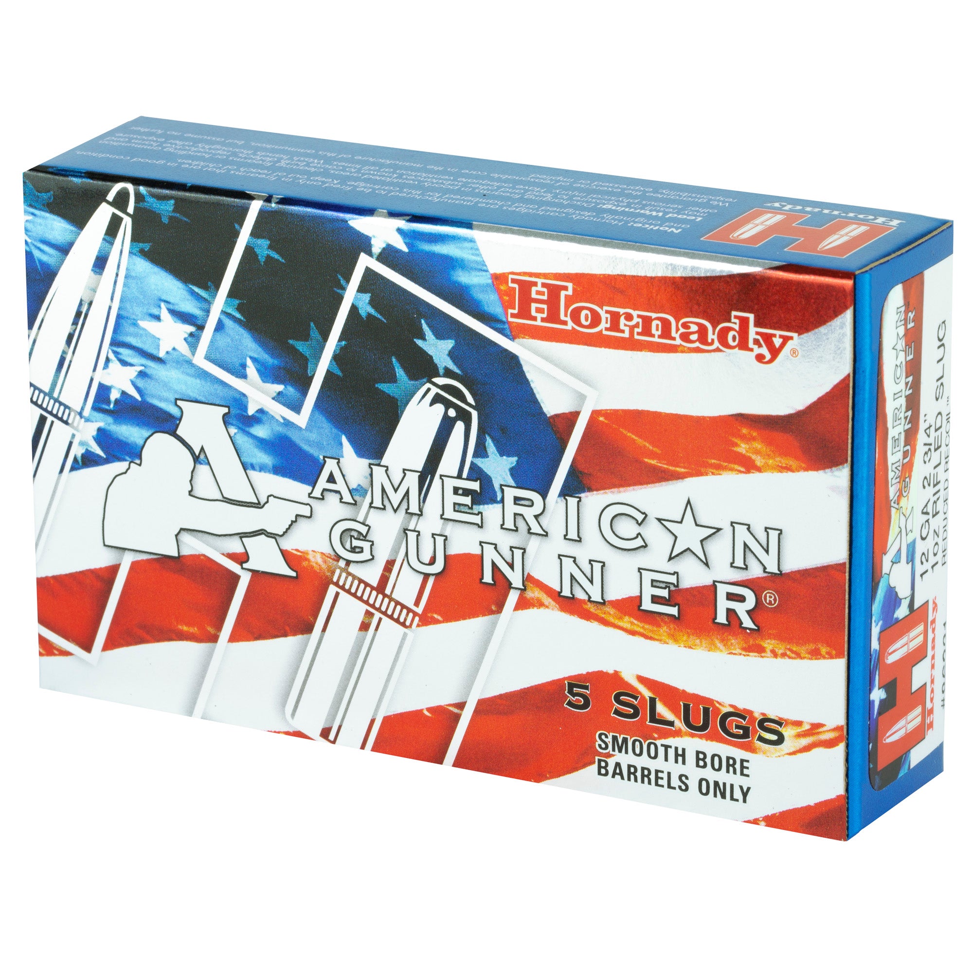 Hornady American Gunner 12 Gauge 2.75 inch 1 oz Rifled Slug Ammunition