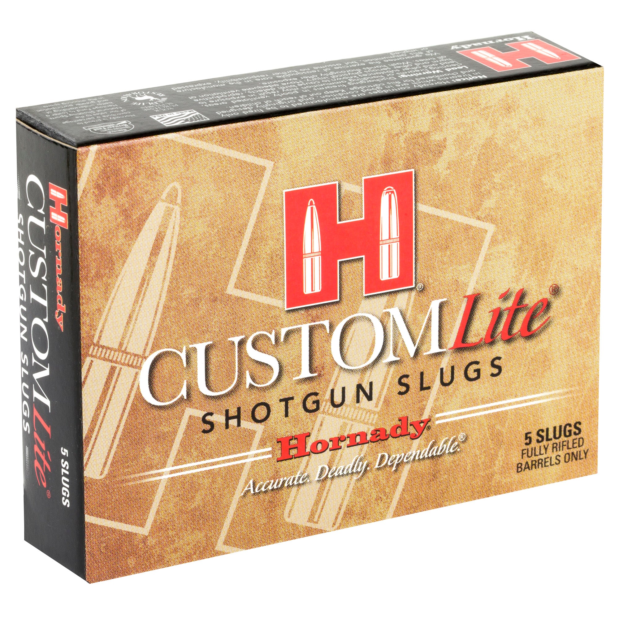Hornady Custom Lite 20 Gauge Sabot Slug Ammo – Reduced Recoil for Enhanced Shooting Comfort