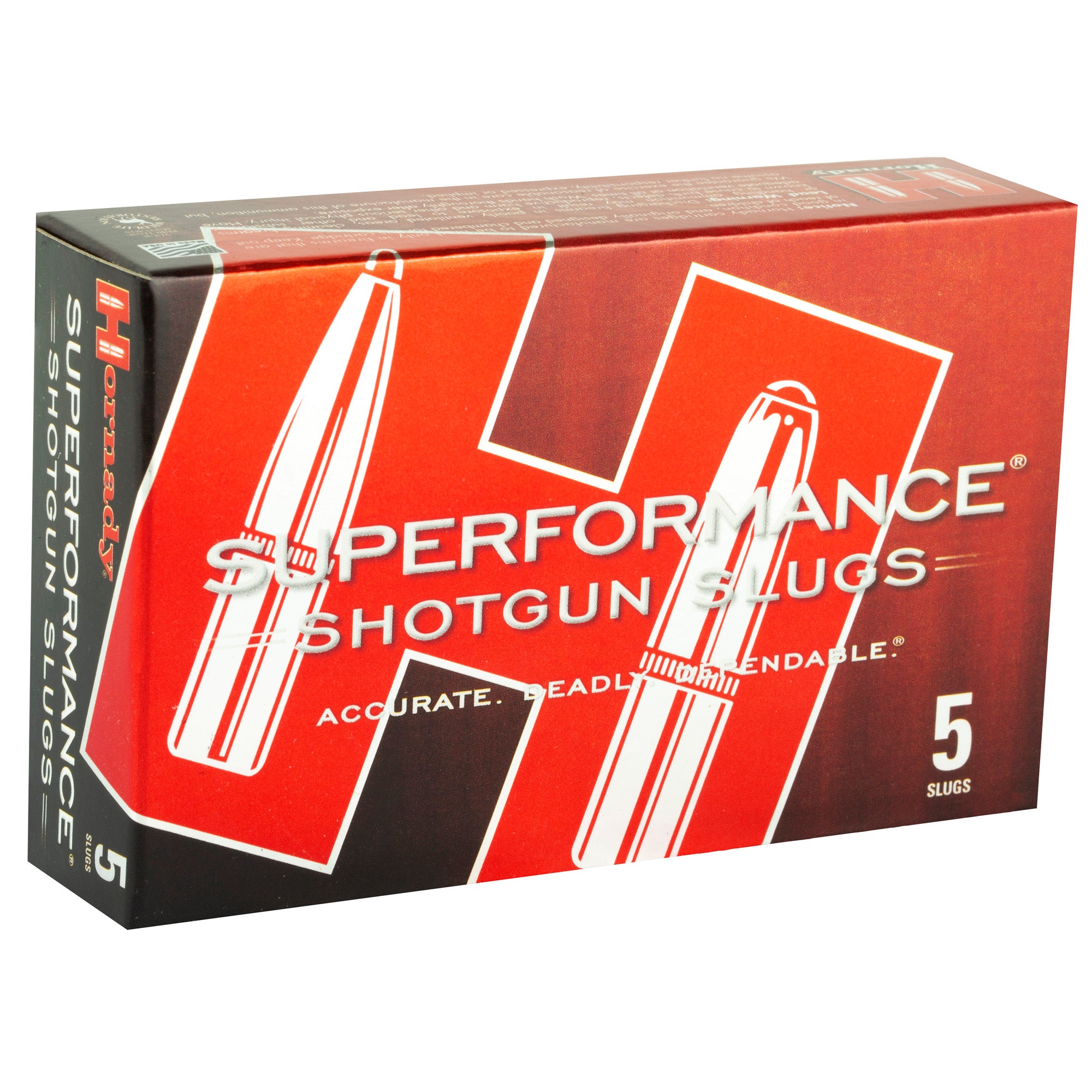 Hornady Superformance 12 Gauge 2.75-inch 300-Grain MonoFlex Sabot Slug – Box of 5, Case of 100